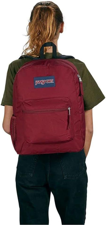 MOCHILA JANSPORT CROSS TOWN 26L ROJO ÓXIDO - 4