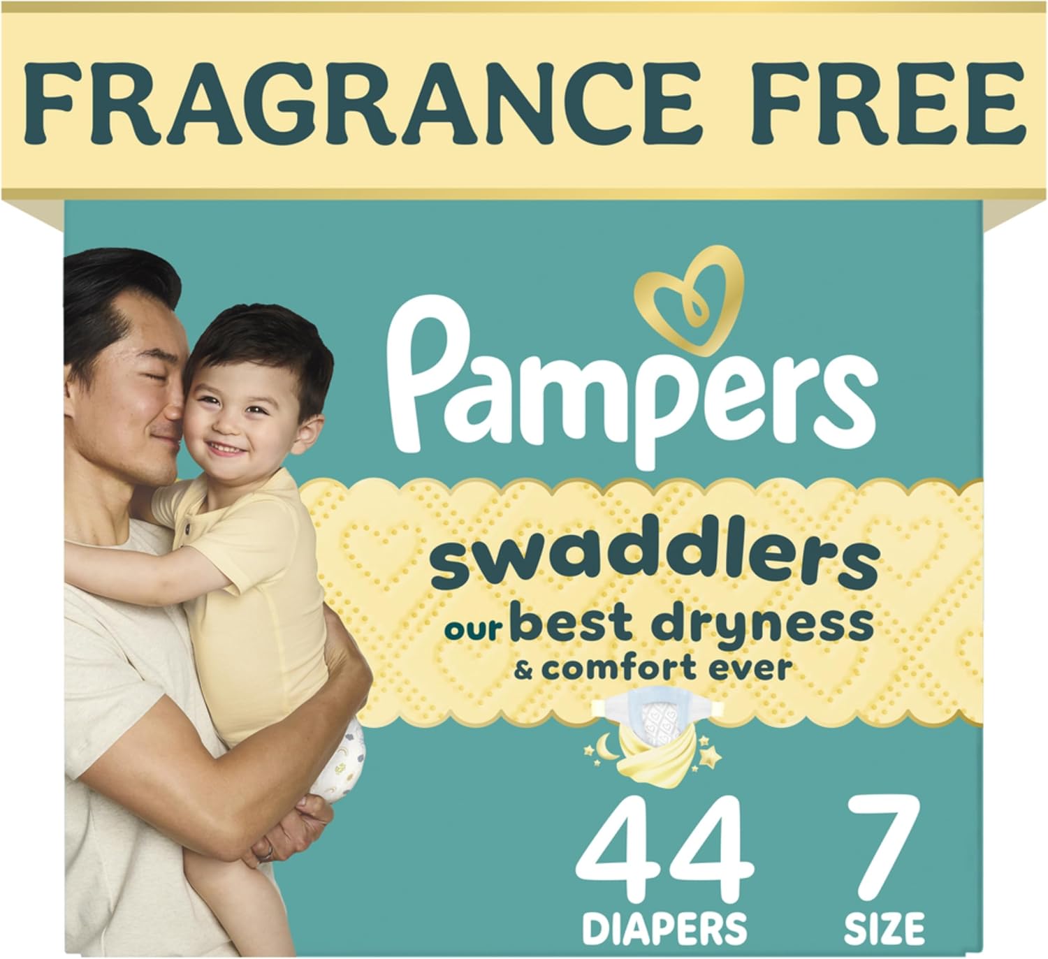 PAÑALES PAMPERS SWADDLERS TALLA 7 (26-50 LBS) 44 UNIDADES - 1