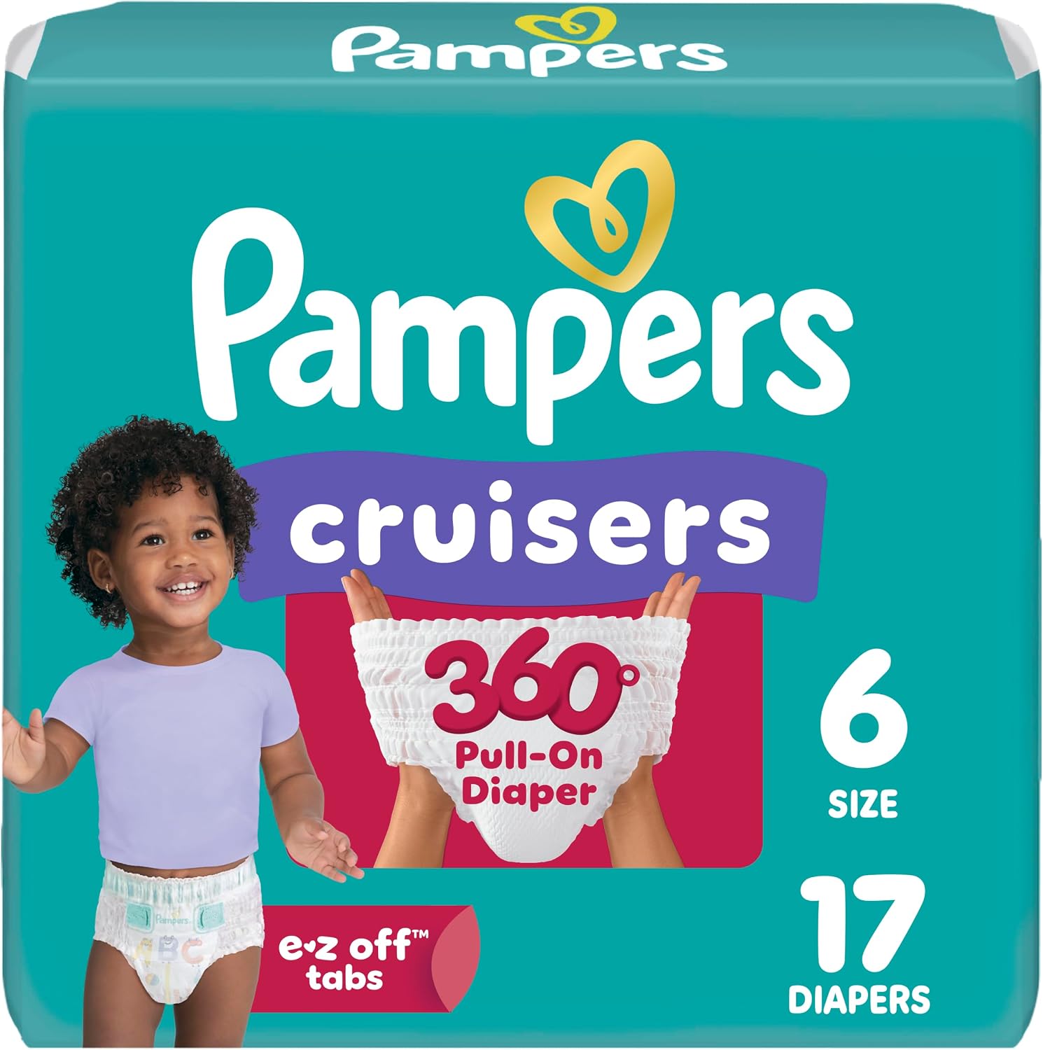 PAÑAL PAMPERS CRUISERS 360 TALLA 6 17 UNIDADES - 1