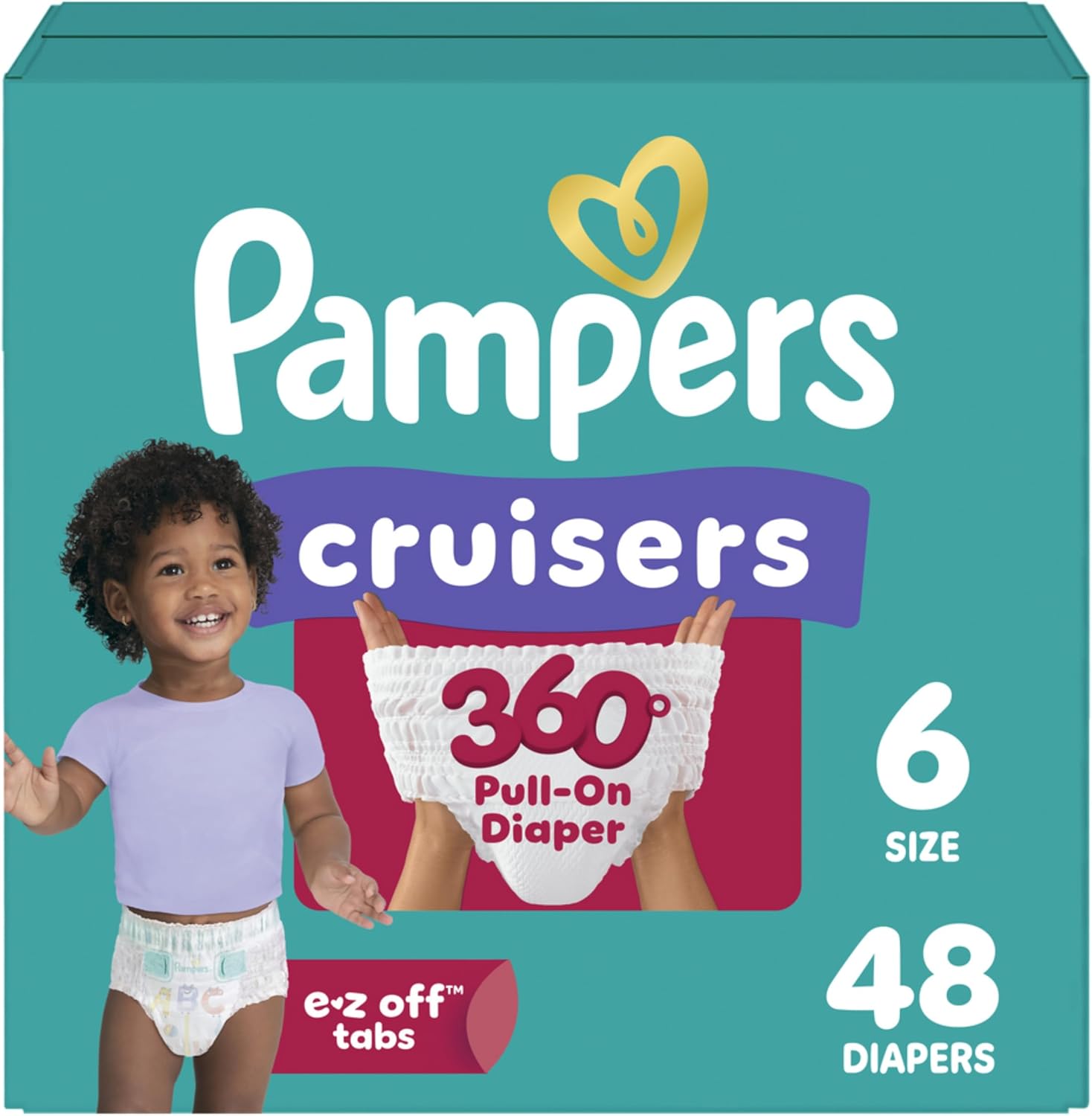 PAÑAL PAMPERS CRUISERS 360 TALLA G 48 UNIDADES - 1