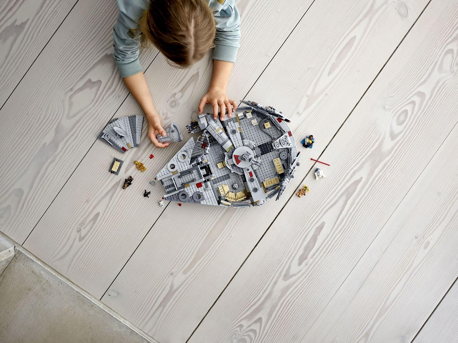 LEGO STAR WARS MILLENNIUM FALCON 75257 SET DE CONSTRUCCIÓN CON 7 MINIFIGURAS - 3