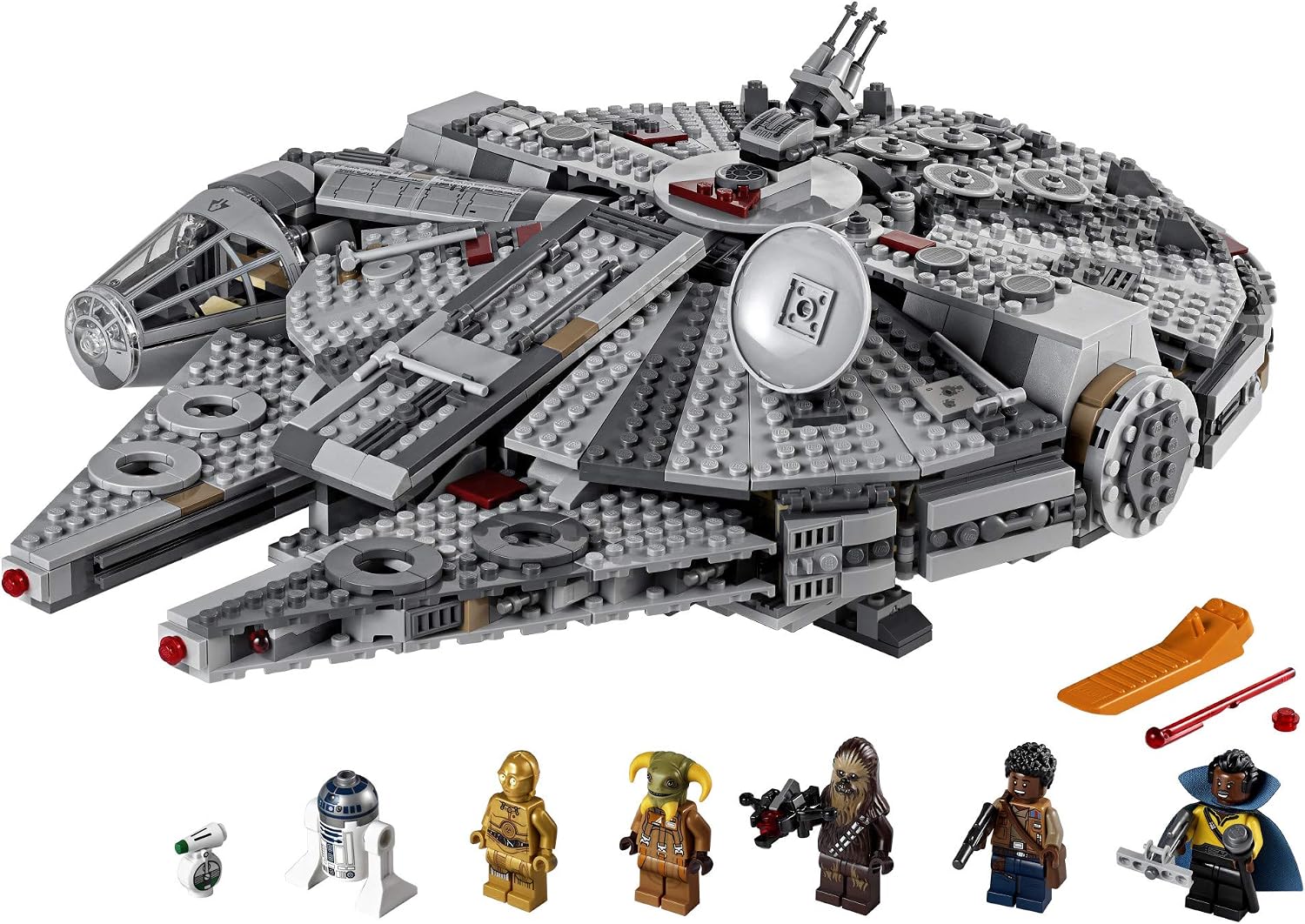 LEGO STAR WARS MILLENNIUM FALCON 75257 SET DE CONSTRUCCIÓN CON 7 MINIFIGURAS - 5