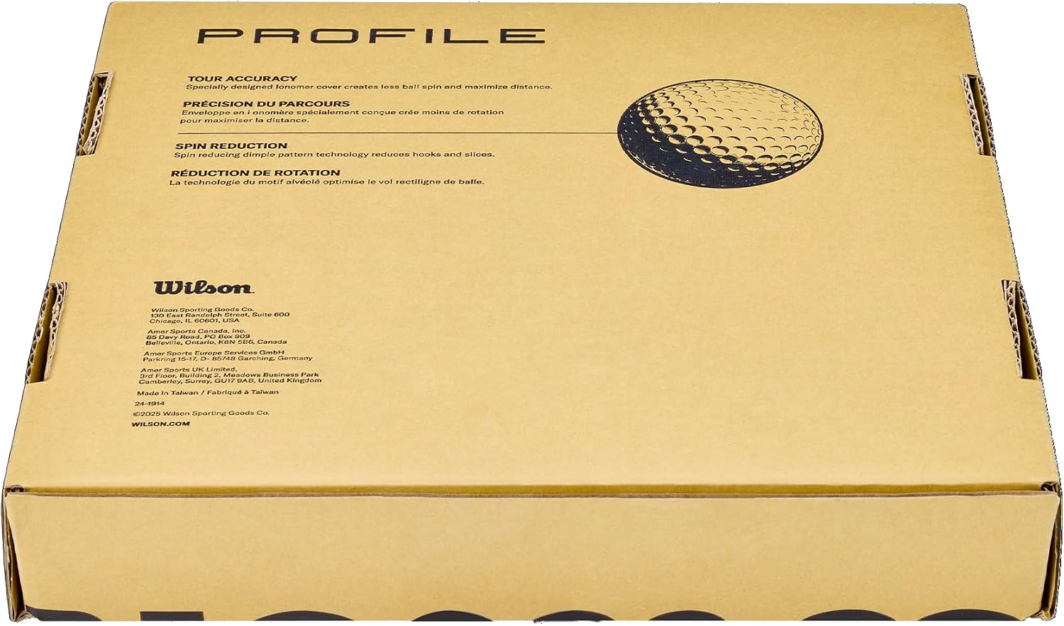 PELOTAS DE GOLF WILSON PROFILE DISTANCE PAQUETE 36 UNIDADES - 3