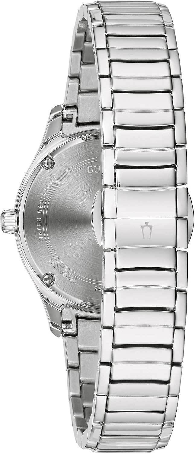 RELOJ BULOVA LADIES CLASSIC DIAMOND 3-HAND QUARTZ ACERO INOXIDABLE DIAL MADREPERLA - 3