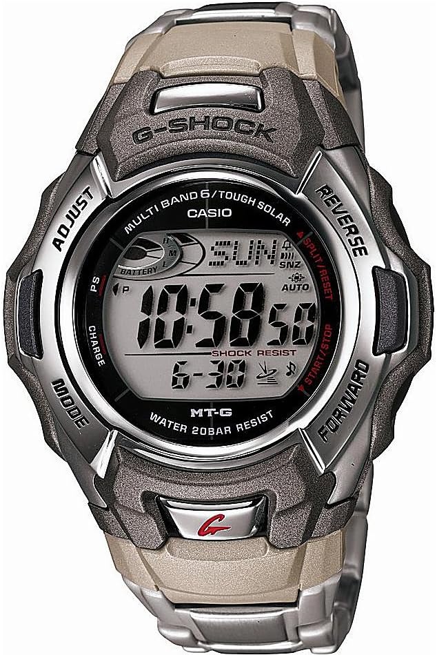 RELOJ CASIO G-SHOCK MTG-M900DA-8CR ACERO INOXIDABLE SOLAR ATÓMICO - 1