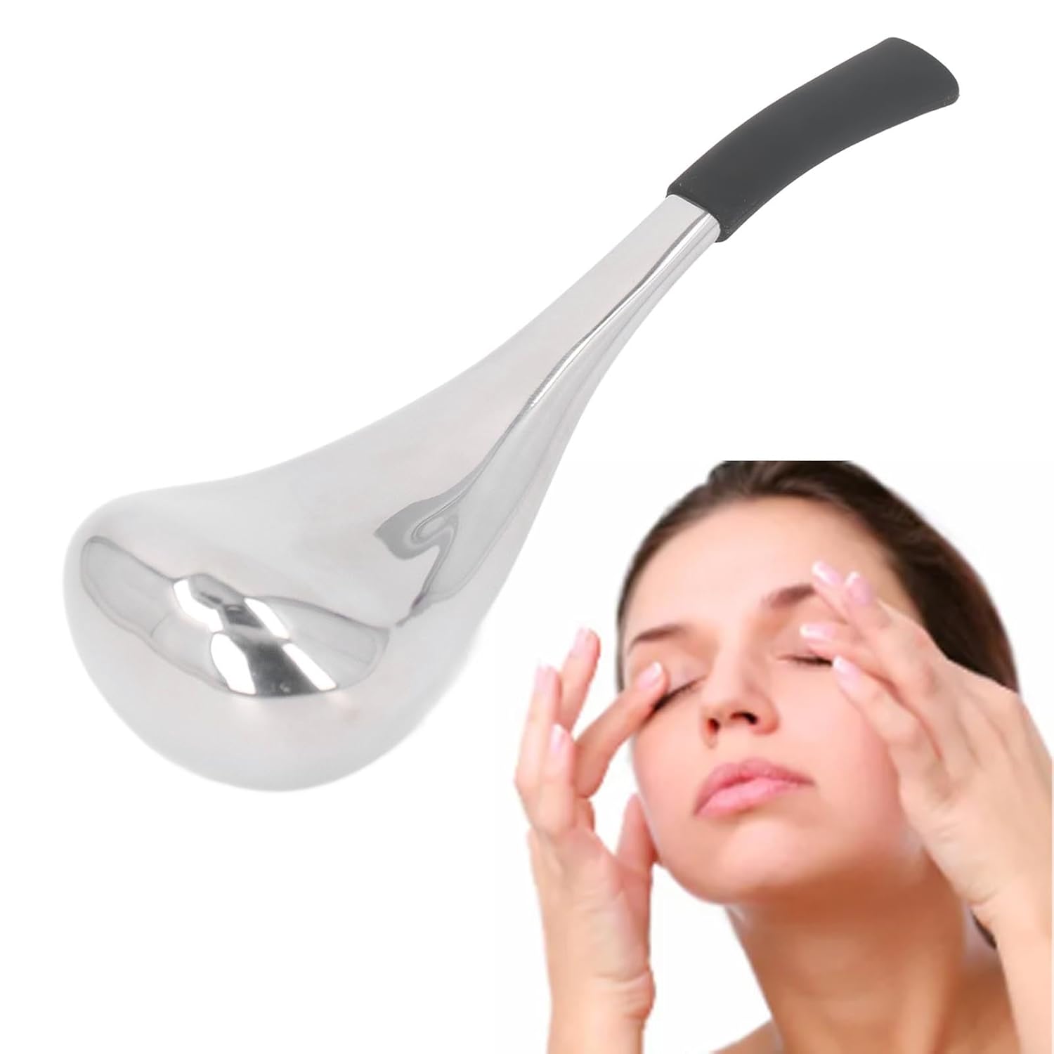 RODILLO FACIAL CRYO STICKS ACERO INOXIDABLE 304 PARA MASAJE Y DESINFLAMACIÓN - 1