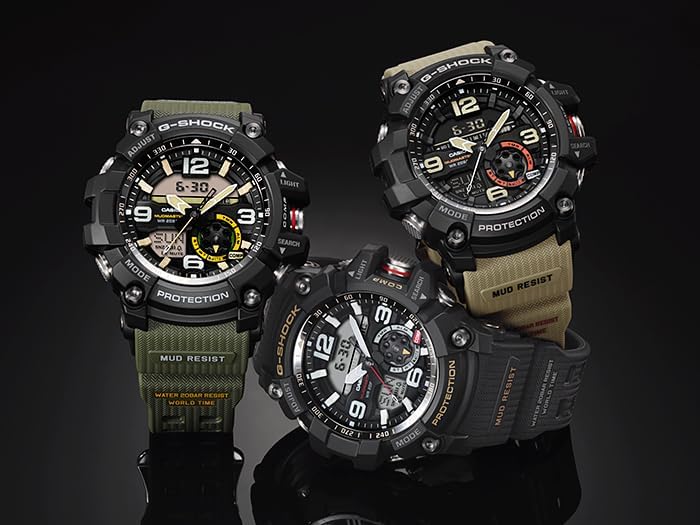 RELOJ CASIO G-SHOCK MUDMASTER GG1000-1A5 ANÁLOGO DIGITAL RESISTENTE AL BARRO - 3