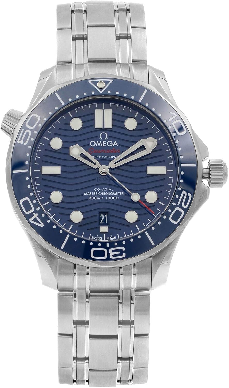 RELOJ OMEGA SEAMASTER AUTOMATIC DIAL AZUL ACERO HOMBRE 42MM - 1