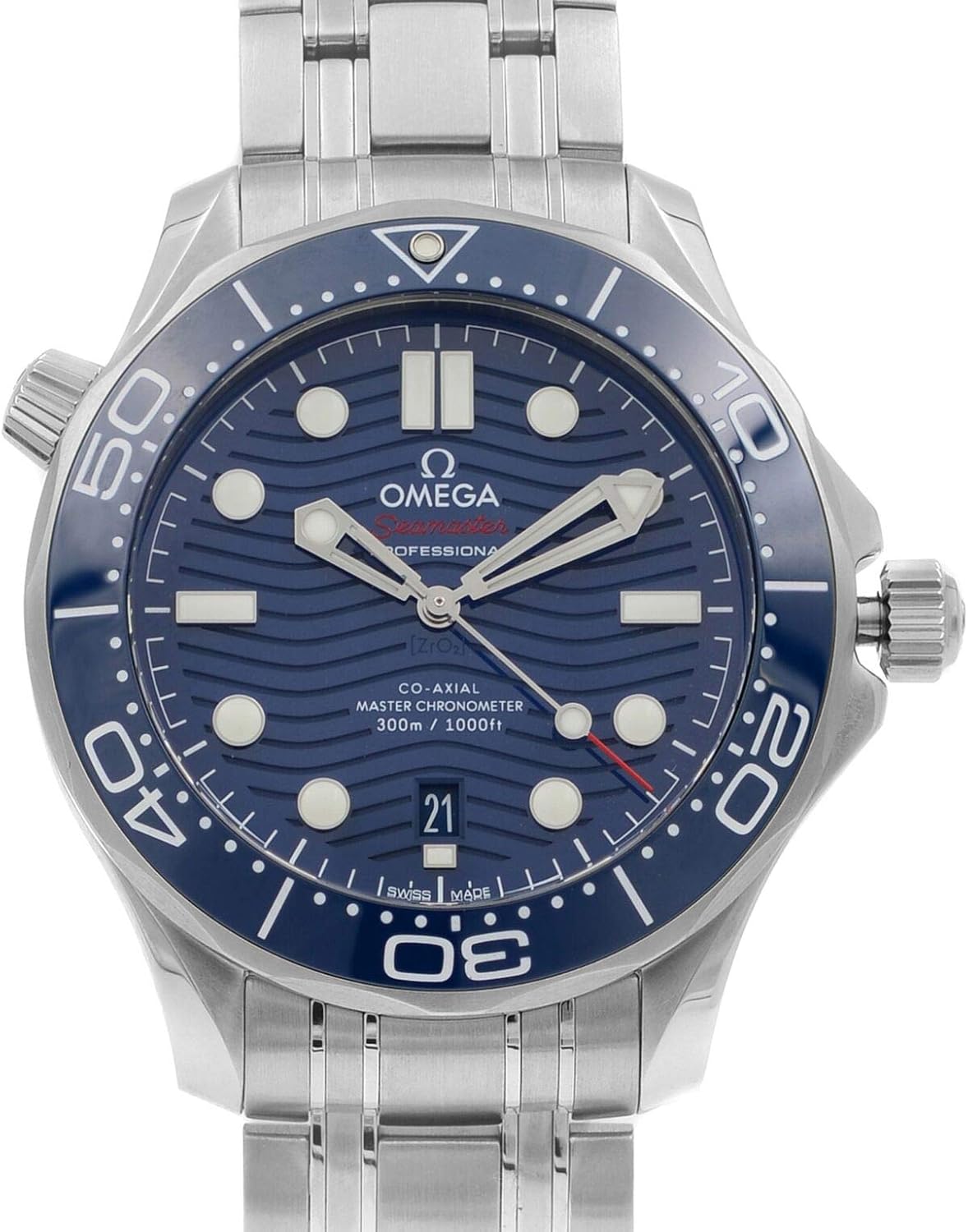 RELOJ OMEGA SEAMASTER AUTOMATIC DIAL AZUL ACERO HOMBRE 42MM - 2