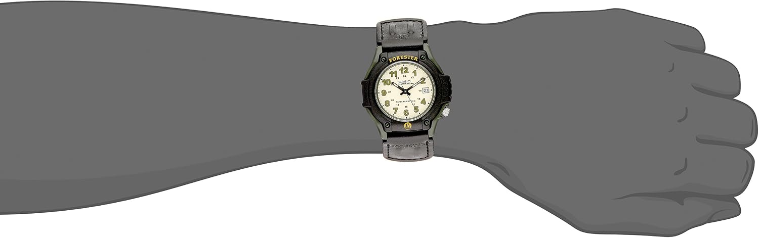 RELOJ CASIO FT500WVB-3BV ANALÓGICO HOMBRE CORREA CUERO VERDE - 2