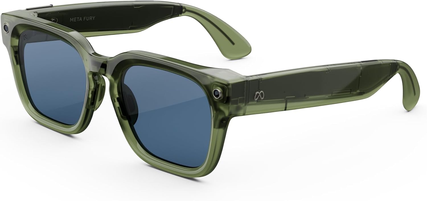 LENTES DE SOL META FURY ATLÁNTICAS VERDE/AZUL CLARO CARRERAS - 1