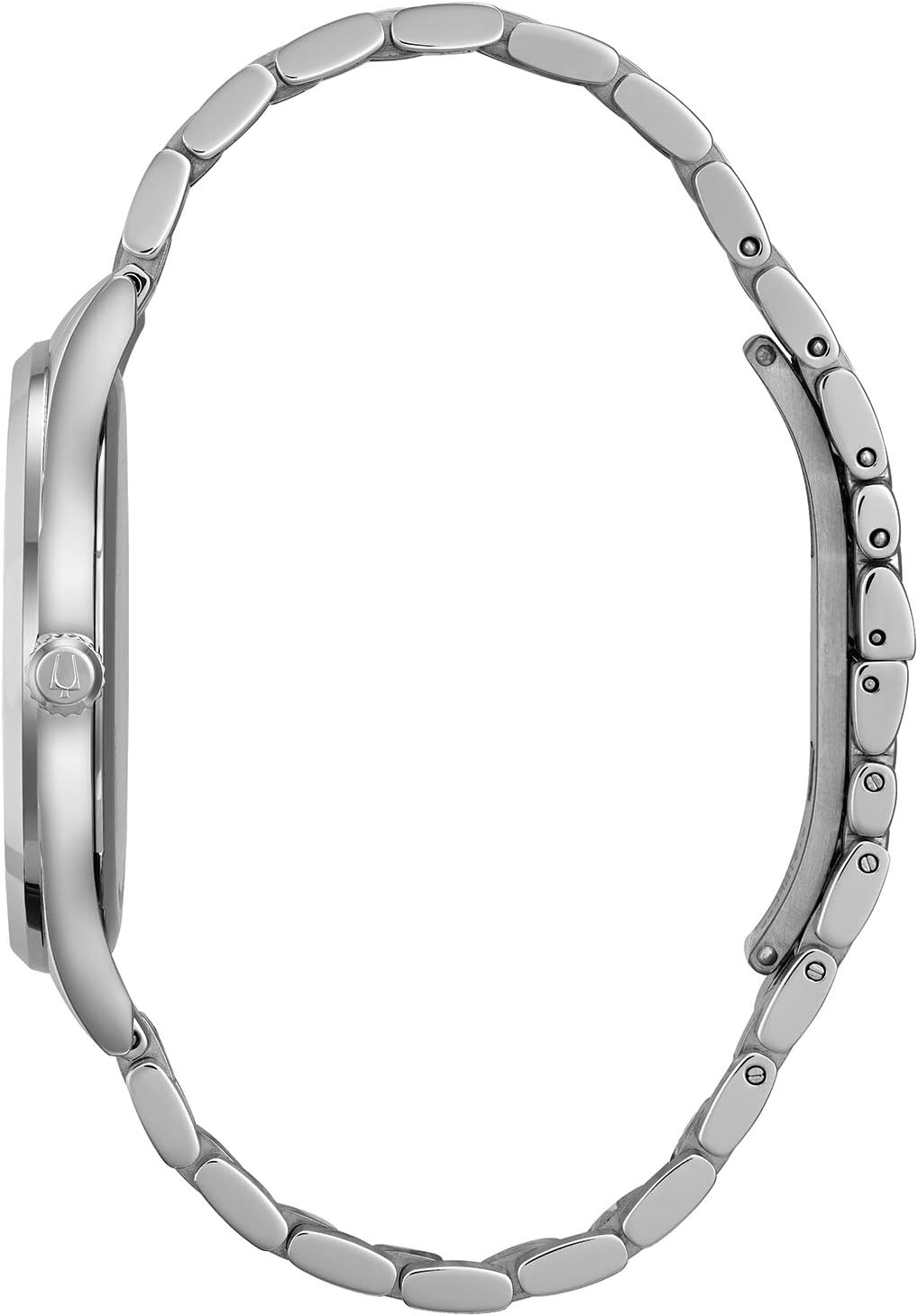 RELOJ BULOVA MEN'S CLASSIC ACERO INOXIDABLE ESFERA GRIS CON NÚMEROS ROMANOS 96B261 - 2