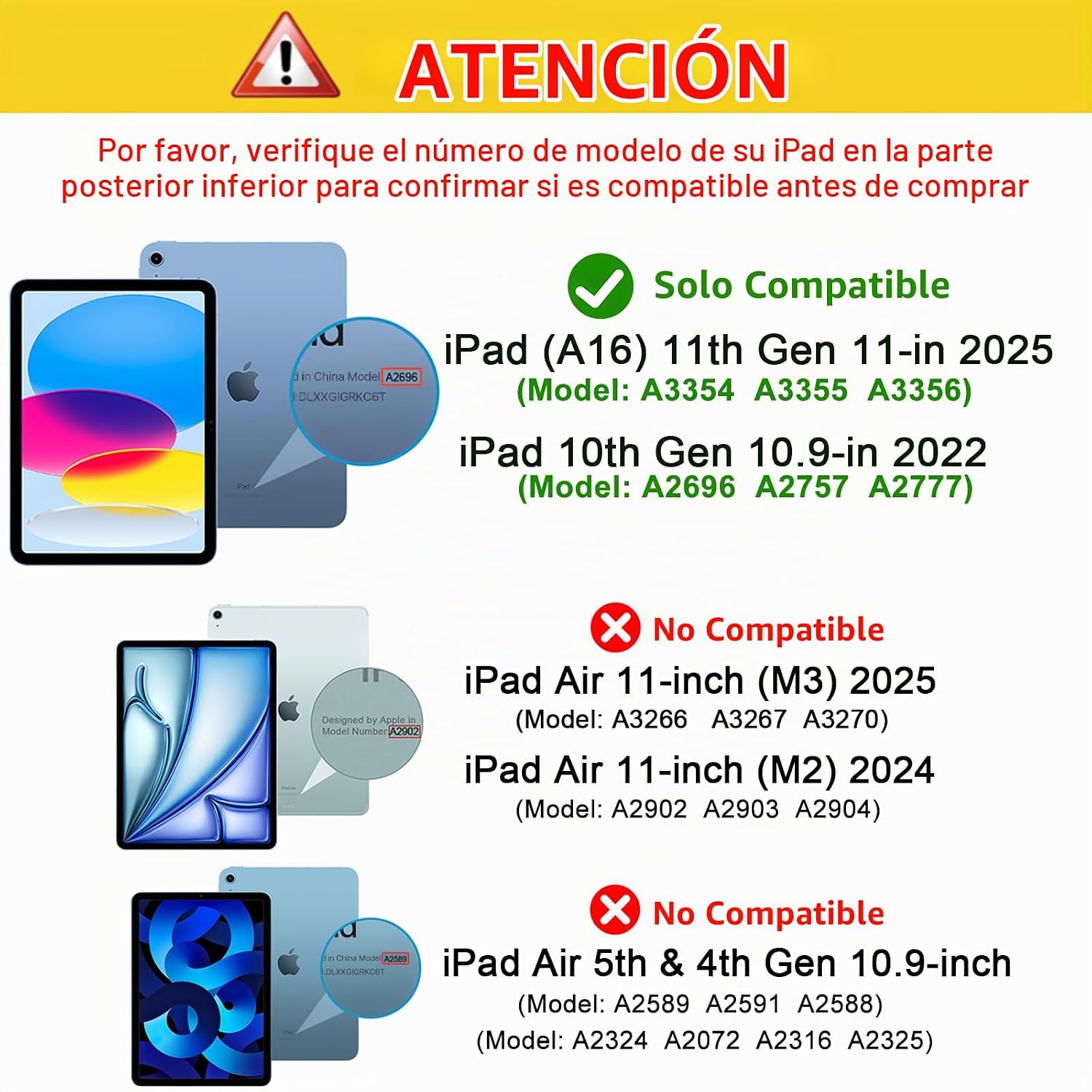 CASE PROCASE PARA IPAD A16 11.ª/10.ª GENERACIÓN CON SOPORTE PARA LÁPIZ NEGRO - 2