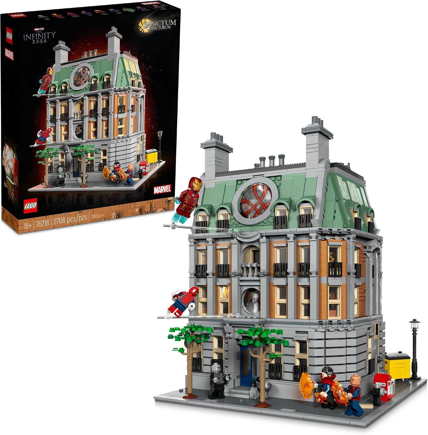 LEGO MARVEL SANCTUM SANCTORUM 76218 SET DE CONSTRUCCIÓN MODULAR DE 3 PISOS - 1