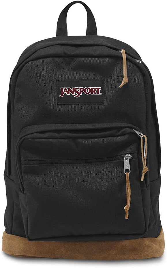 MOCHILA JANSPORT RIGHT PACK CON COMPARTIMENTO ACOLCHADO PARA LAPTOP 15 PULGADAS NEGRO - 1