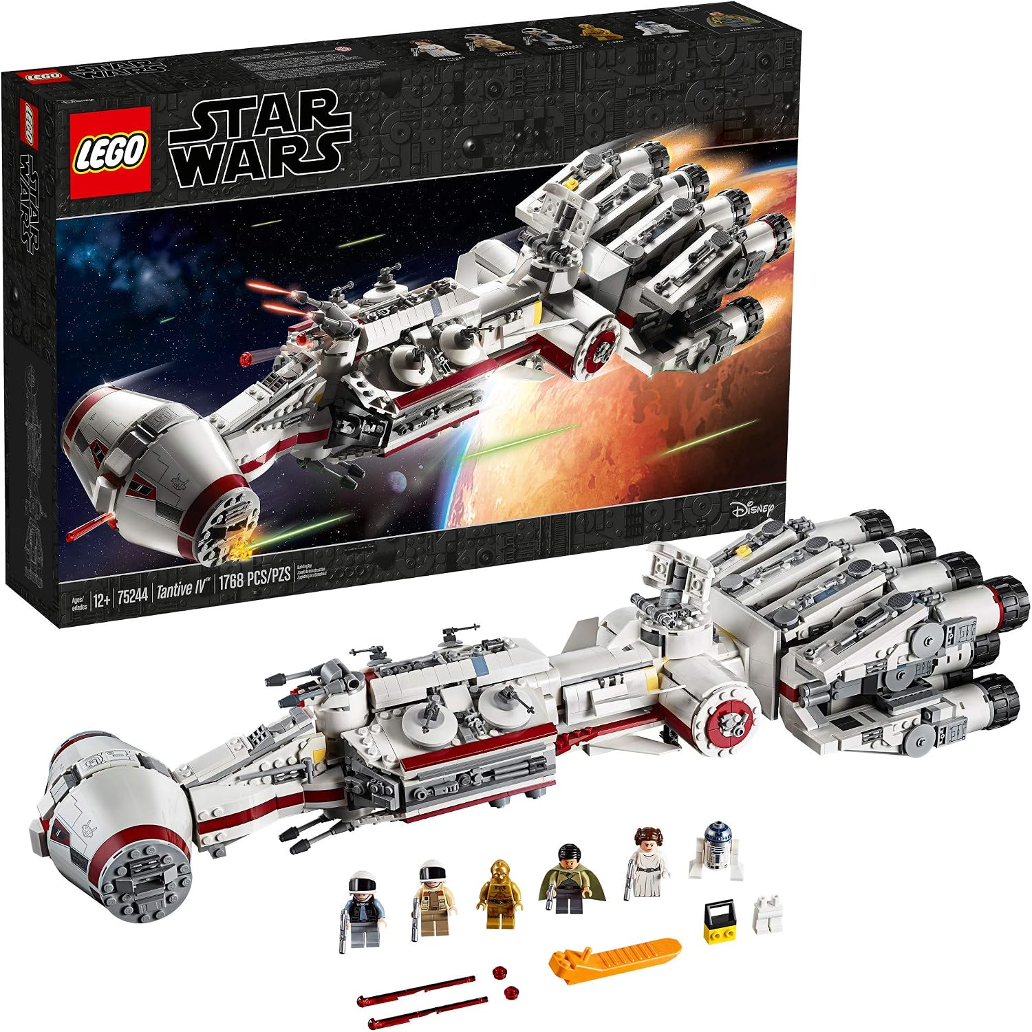 LEGO STAR WARS A NEW HOPE TANTIVE IV 75244 SET DE CONSTRUCCIÓN 1768 PIEZAS - 1