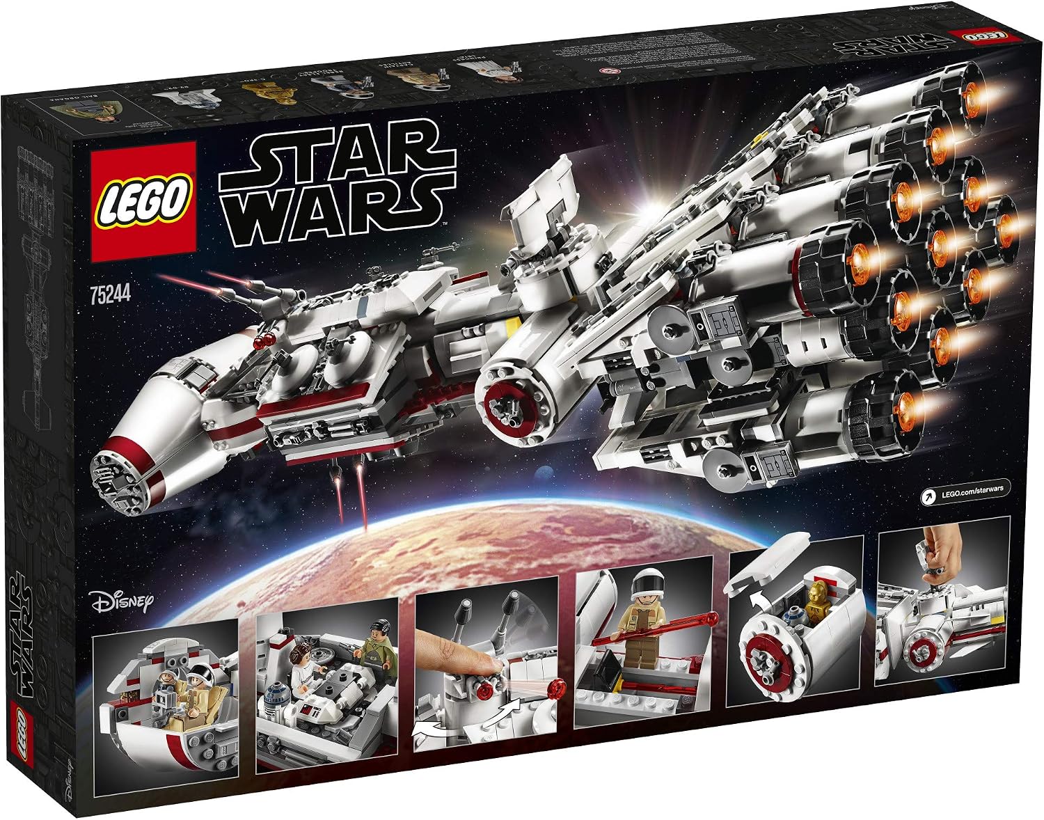 LEGO STAR WARS A NEW HOPE TANTIVE IV 75244 SET DE CONSTRUCCIÓN 1768 PIEZAS - 5