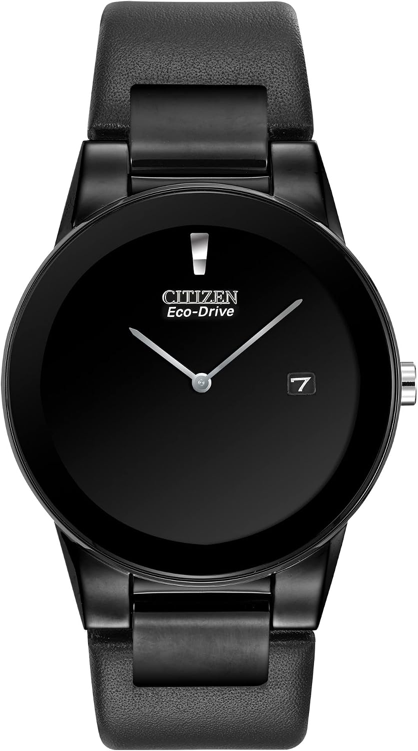 RELOJ CITIZEN ECO-DRIVE MODERN AXIOM PARA HOMBRE ACERO NEGRO IP - 1