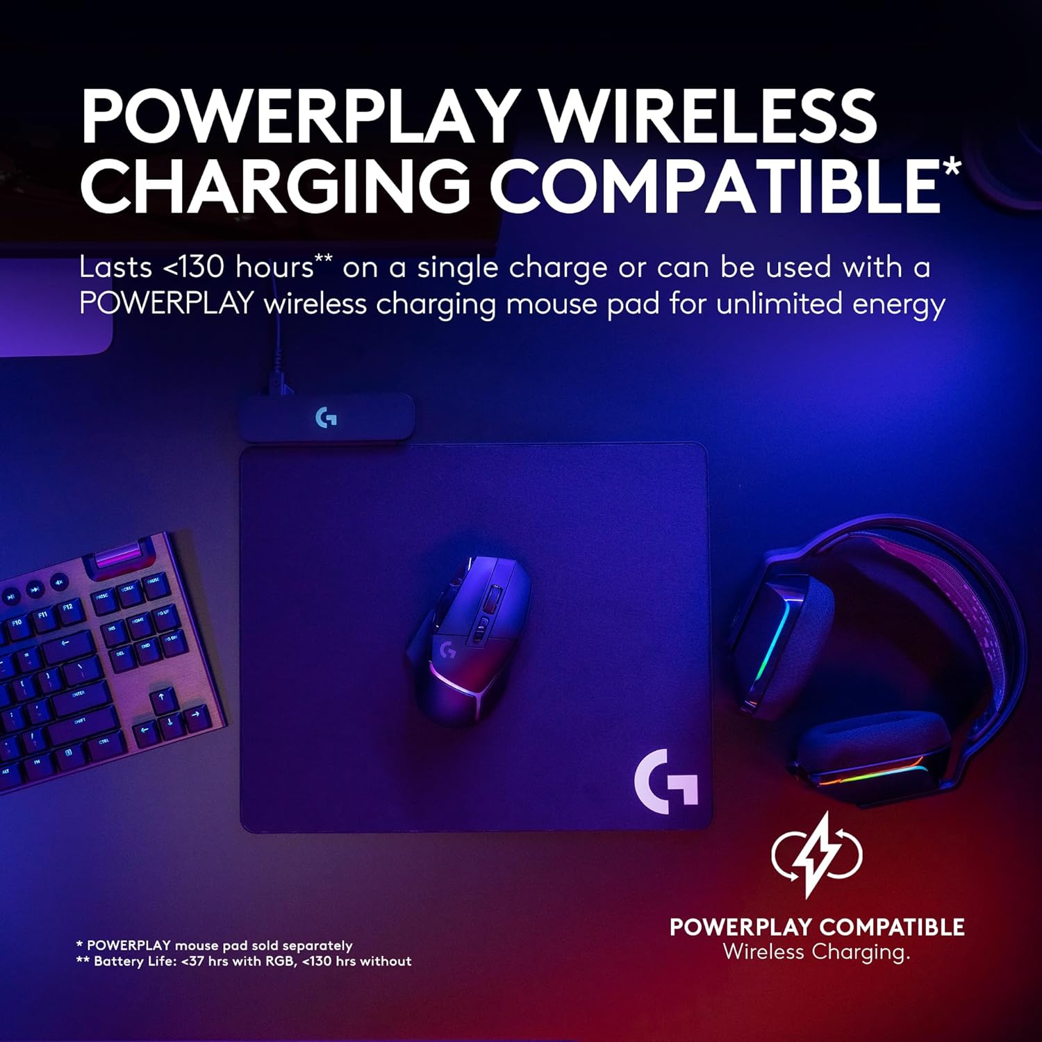 MOUSE GAMER LOGITECH G502 X PLUS WIRELESS RGB NEGRO - 5
