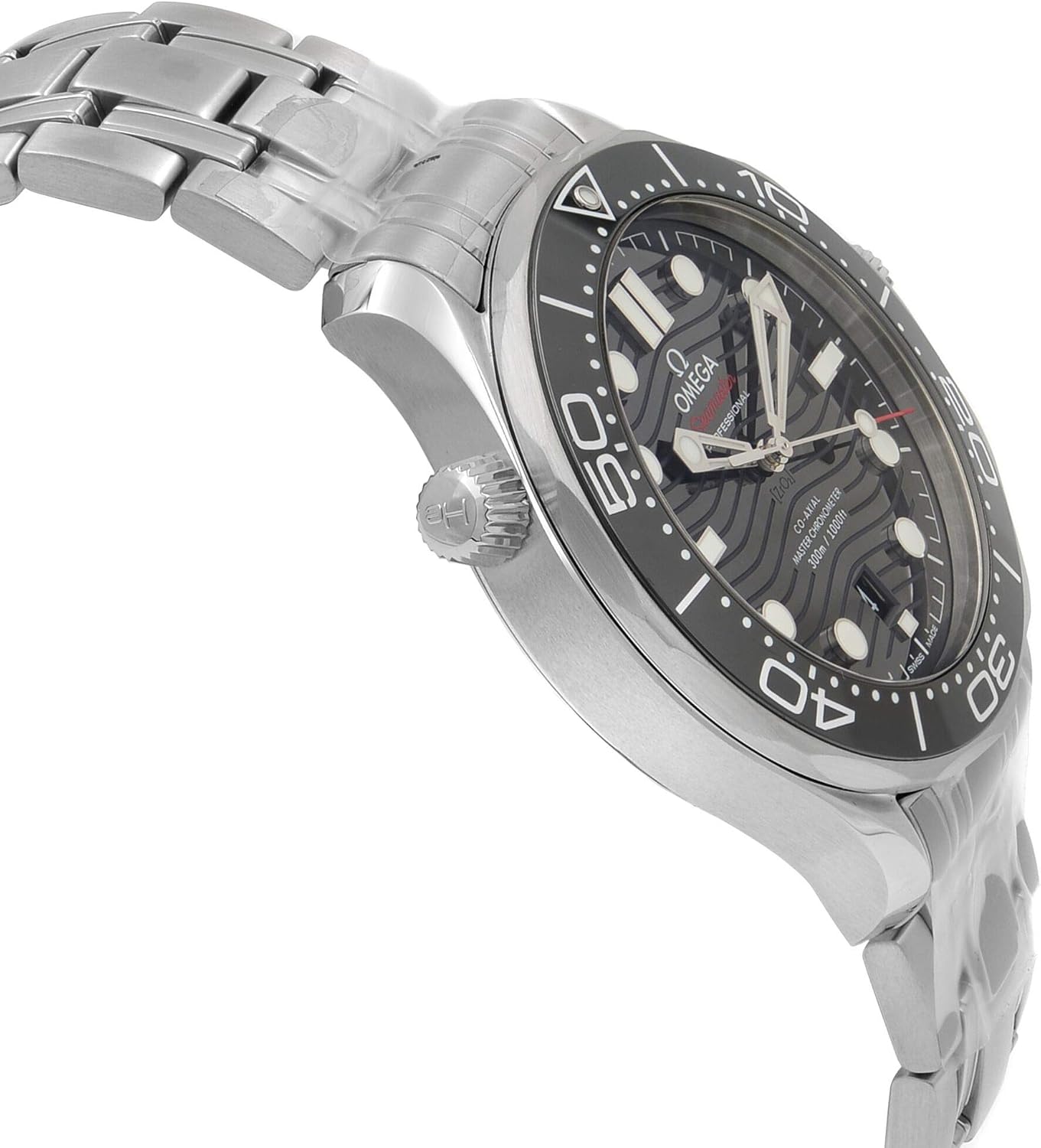 RELOJ OMEGA SEAMASTER AUTOMATIC CHRONOMETER ESFERA NEGRA 42MM - 4
