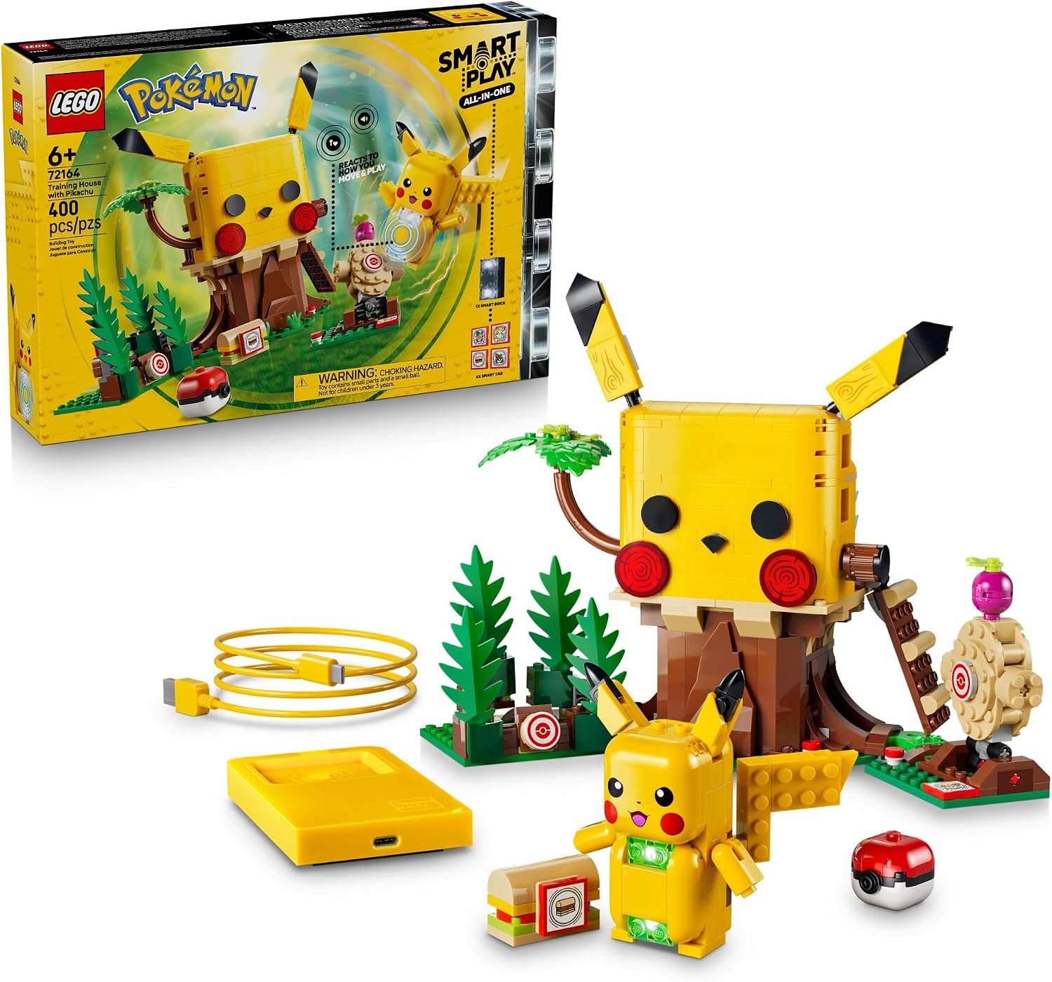 SET LEGO POKÉMON SMART PLAY TRAINING HOUSE CON PIKACHU 72164 - 1