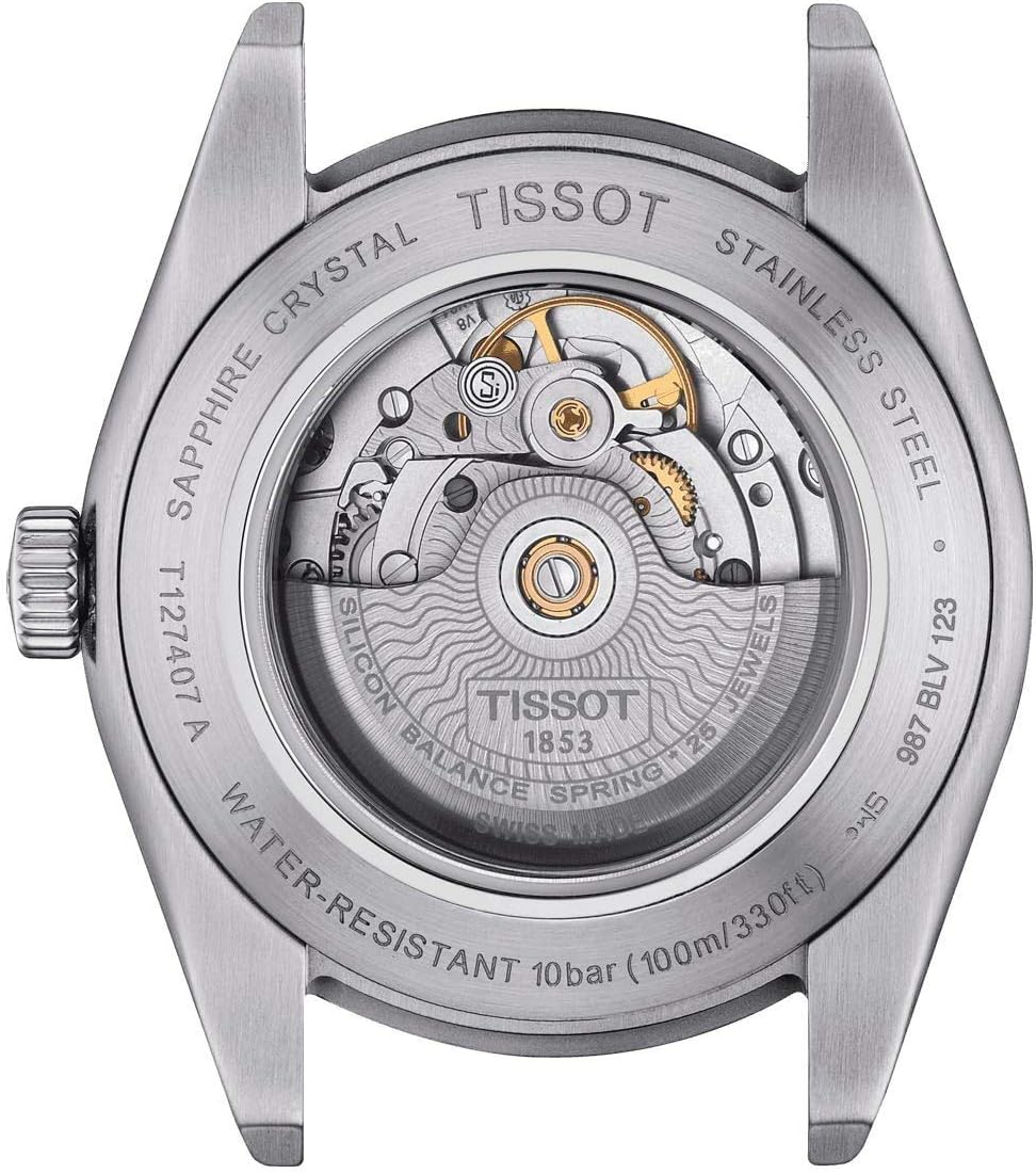 RELOJ TISSOT GENTLEMAN AUTOMÁTICO ACERO INOXIDABLE GRIS - 3