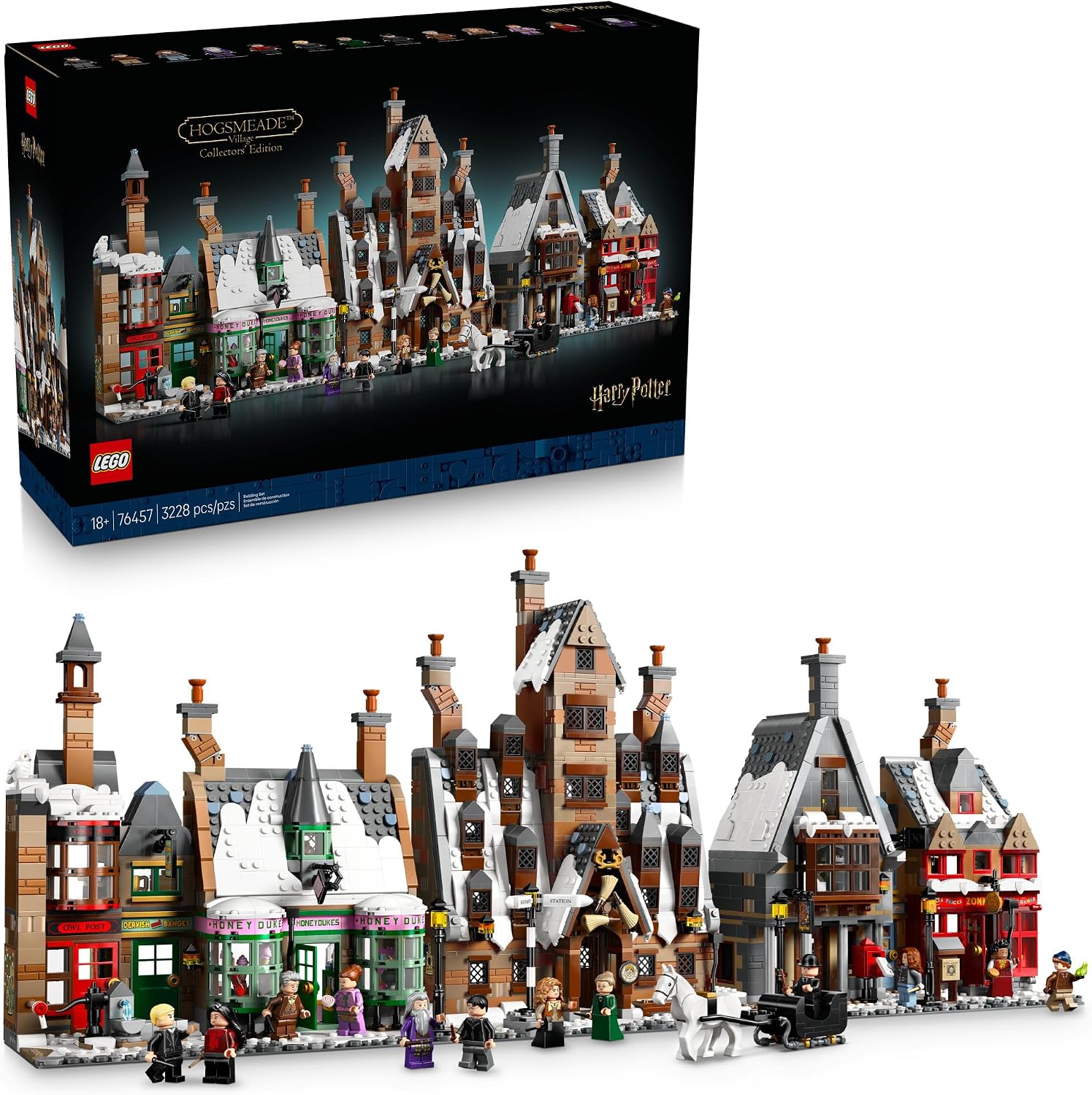 JUEGO DE CONSTRUCCIÓN LEGO HARRY POTTER HOGSMEADE VILLAGE COLLECTORS' EDITION 76457 - 1