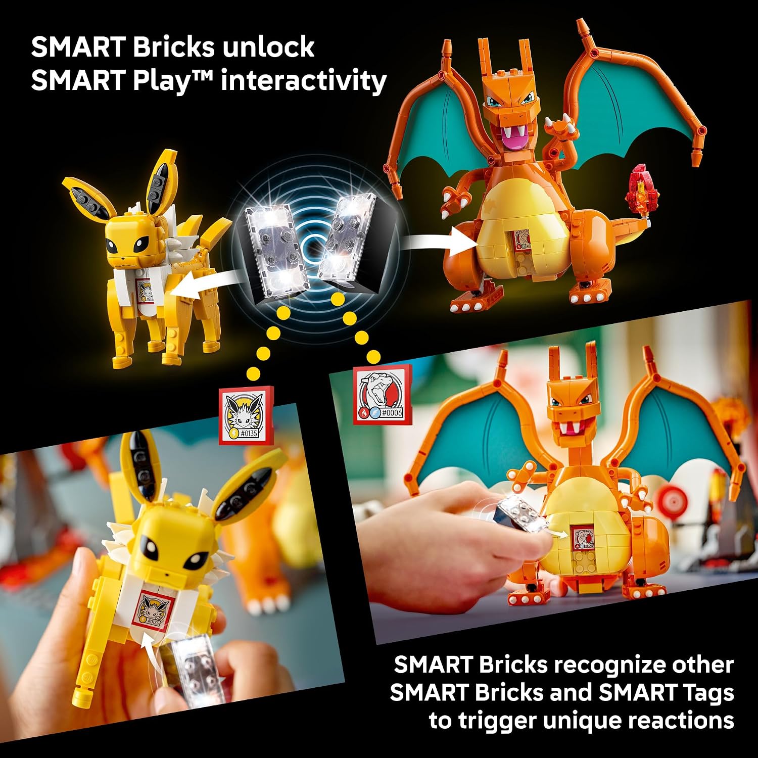 JUEGO DE CONSTRUCCIÓN LEGO POKÉMON SMART PLAY CHARIZARD VS. JOLTEON ULTIMATE BATTLE 72167 - 4
