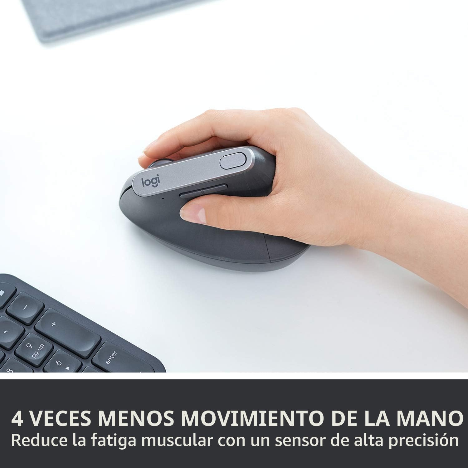 MOUSE LOGITECH MX VERTICAL WIRELESS ERGONÓMICO GRAFITO - 5