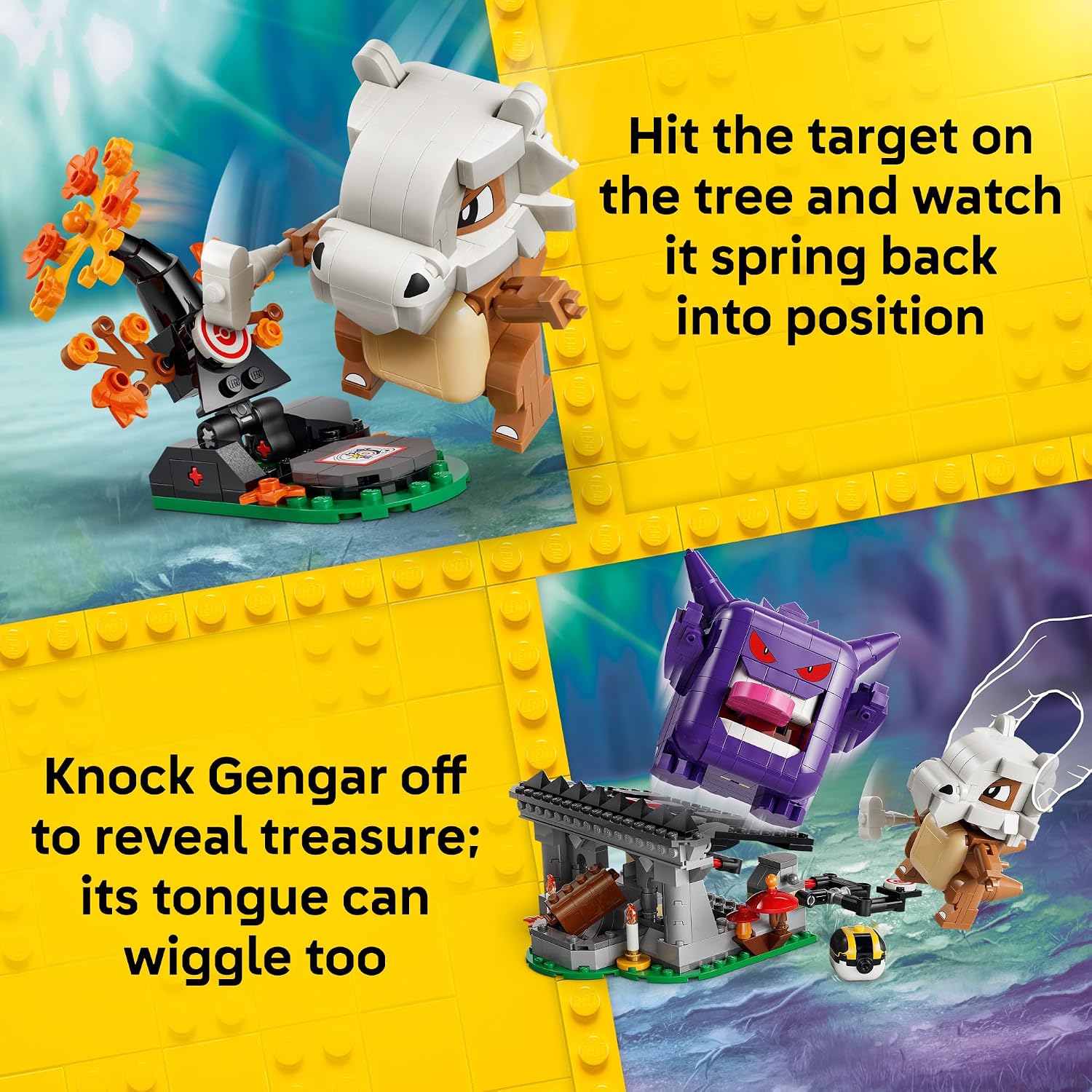 JUEGO DE CONSTRUCCIÓN LEGO POKÉMON SMART PLAY CUBONE Y GENGAR 72166 - 3