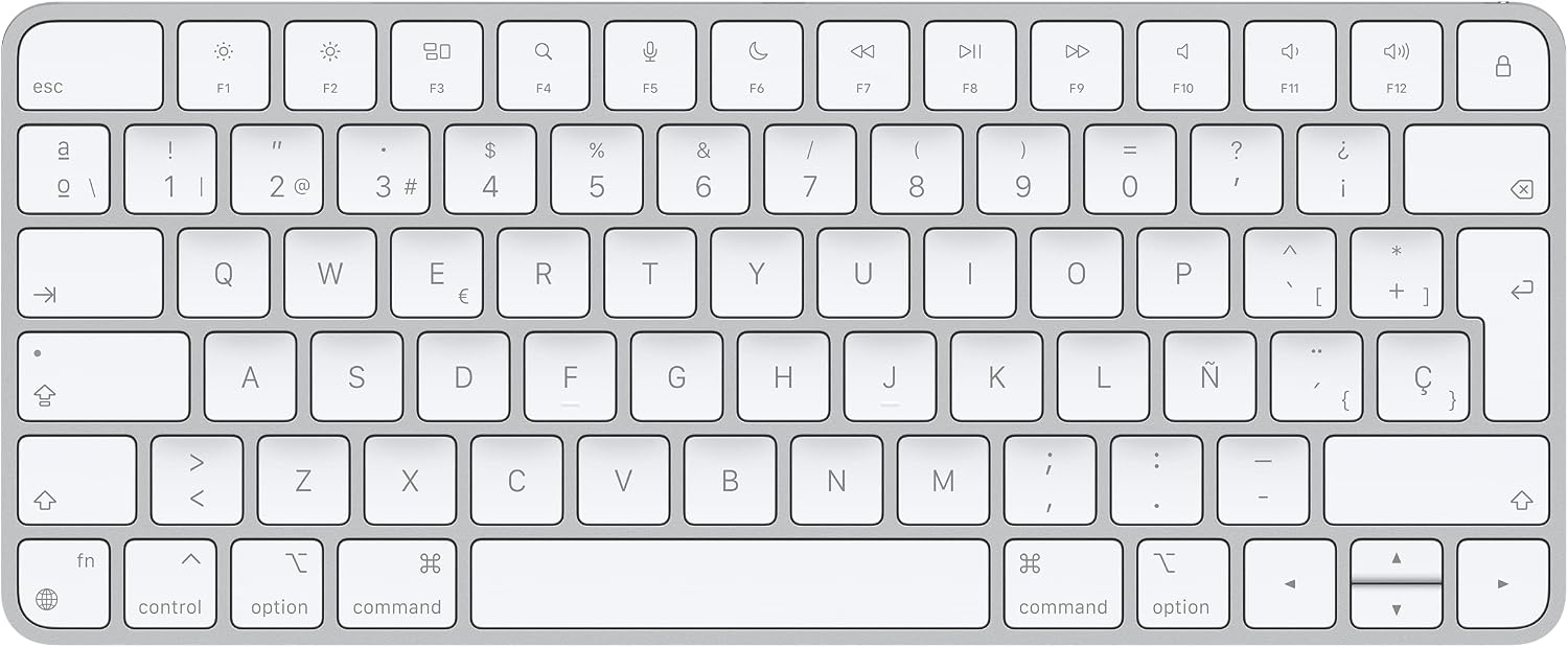 TECLADO APPLE MAGIC KEYBOARD INALÁMBRICO BLUETOOTH RECARGABLE ESPAÑOL BLANCO - 1