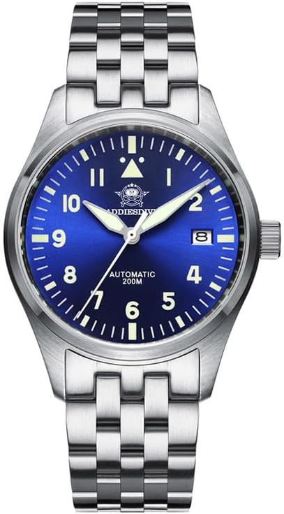 RELOJ ADDIESDIVE AUTOMÁTICO ACERO INOXIDABLE BUZO 200M ESFERA NEGRA - 1