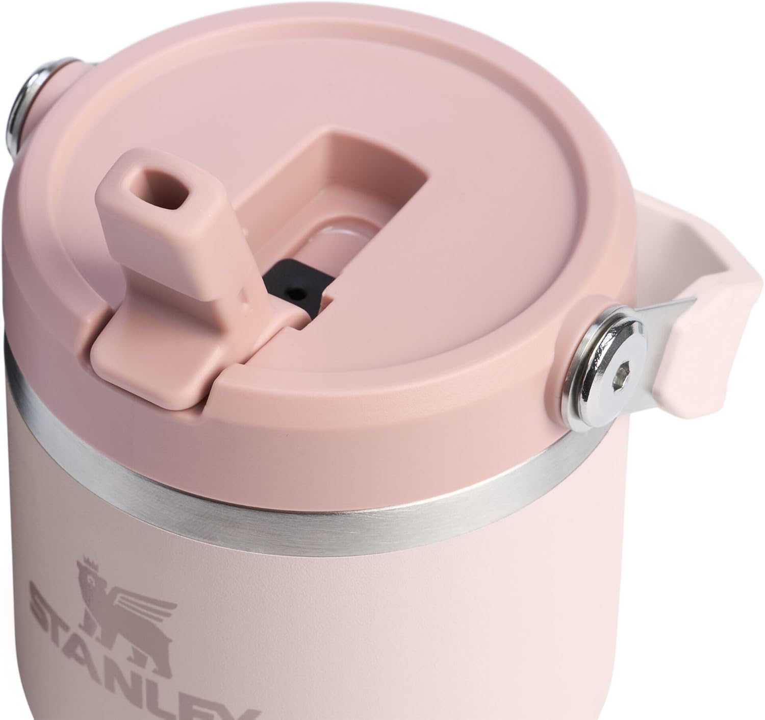 BOTELLA STANLEY ICEFLOW 2.0 FLIP STRAW TUMBLER 20 OZ ROSE QUARTZ - 2