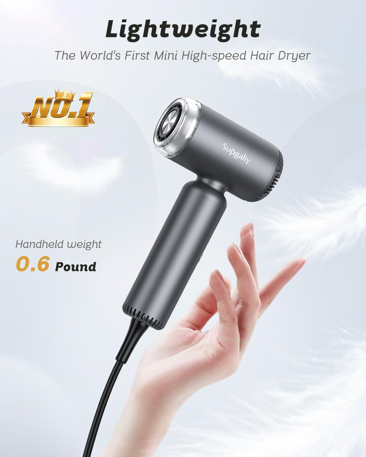 SECADORA DE CABELLO SUPGALIY DUAL VOLTAGE 1500W CON DIFUSOR MAGNÉTICO - 2