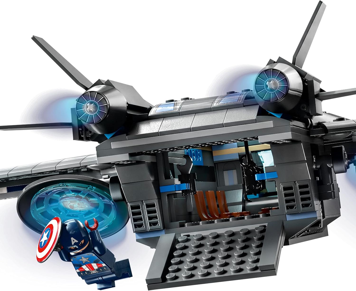 SET DE CONSTRUCCIÓN LEGO MARVEL THE AVENGERS QUINJET 76248 CON 5 MINIFIGURAS - 3