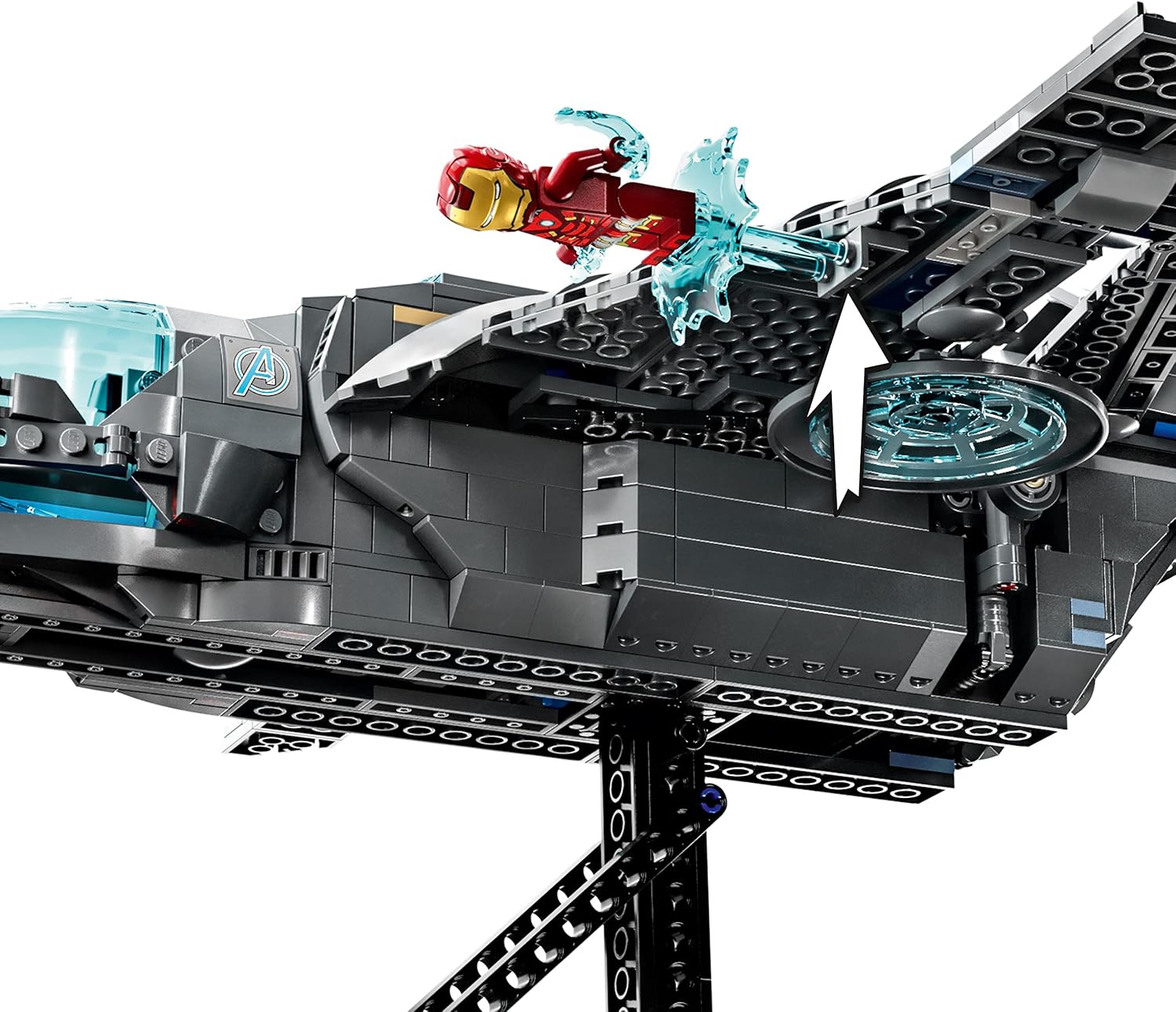 SET DE CONSTRUCCIÓN LEGO MARVEL THE AVENGERS QUINJET 76248 CON 5 MINIFIGURAS - 4