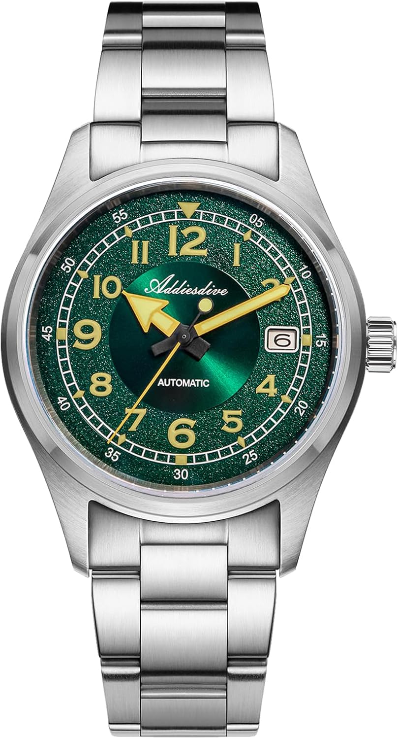 RELOJ ADDIESDIVE AUTOMÁTICO ACERO INOXIDABLE BUZO 200M ESFERA NEGRA - 1