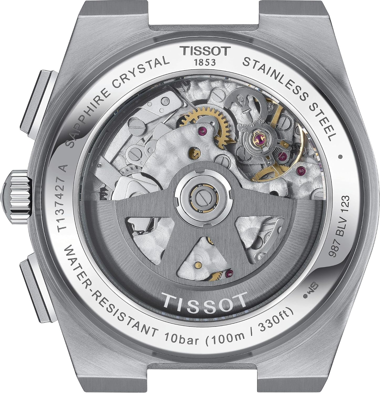 RELOJ TISSOT PRX AUTOMÁTICO CHRONO 42MM ESFERA AZUL HOMBRE - 3