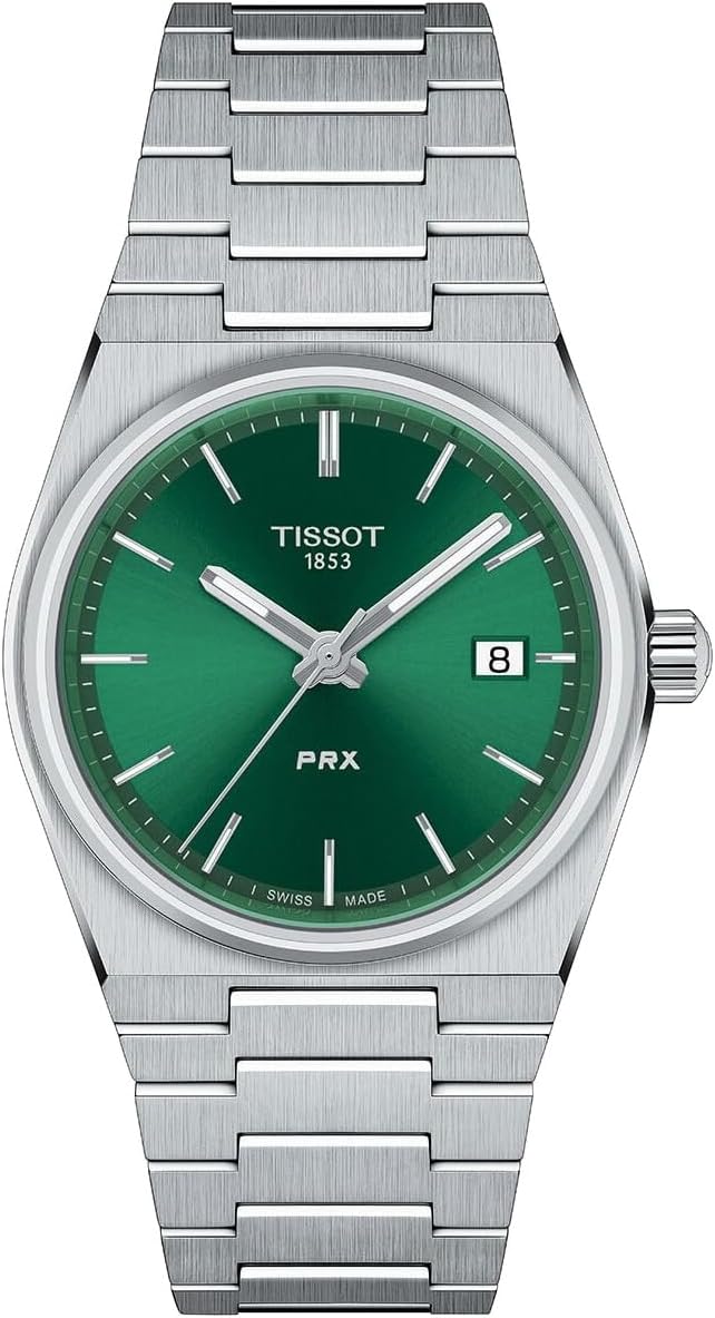RELOJ TISSOT PRX CUARZO SUIZO ESFERA VERDE 35MM - 1