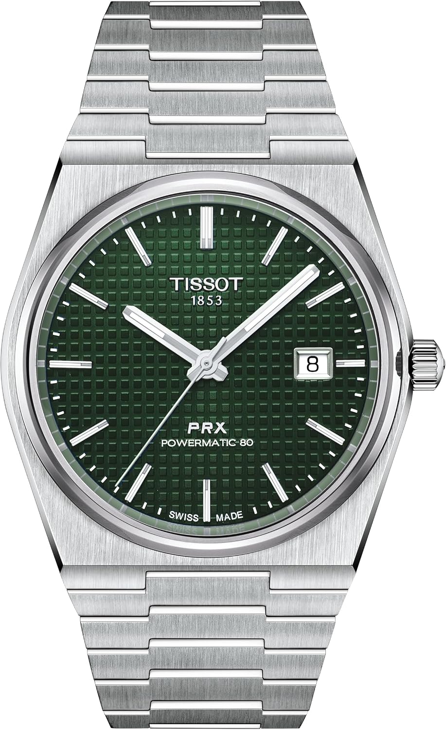 RELOJ TISSOT PRX AUTOMÁTICO SUIZO 40MM ESFERA VERDE - 1