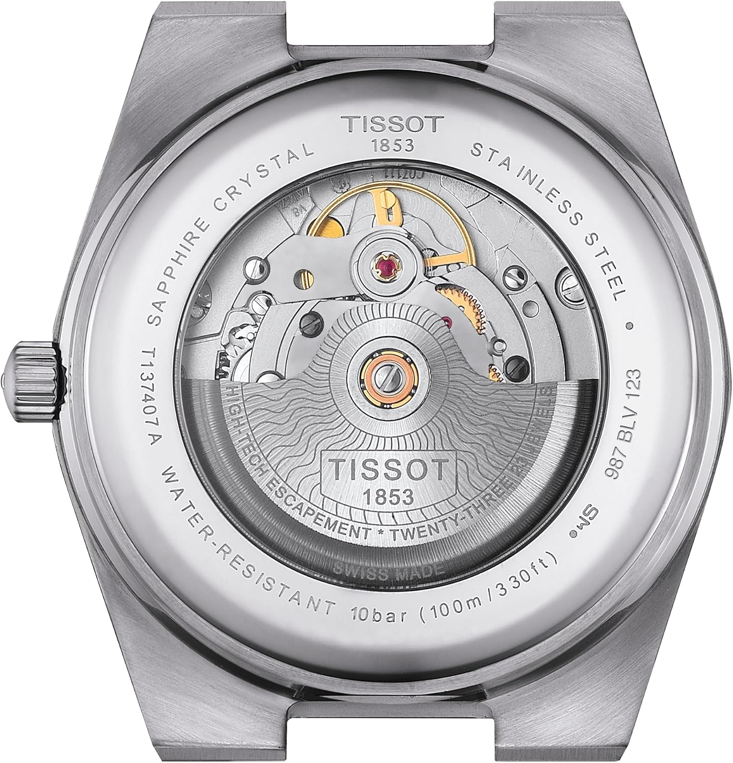RELOJ TISSOT PRX AUTOMÁTICO SUIZO 40MM ESFERA VERDE - 3