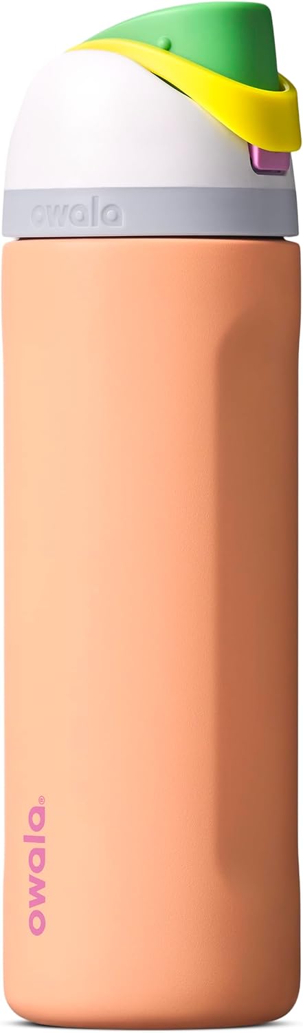 BOTELLA OWALA FREESIP ACERO INOXIDABLE 24 OZ PEACHY KEEN - 1