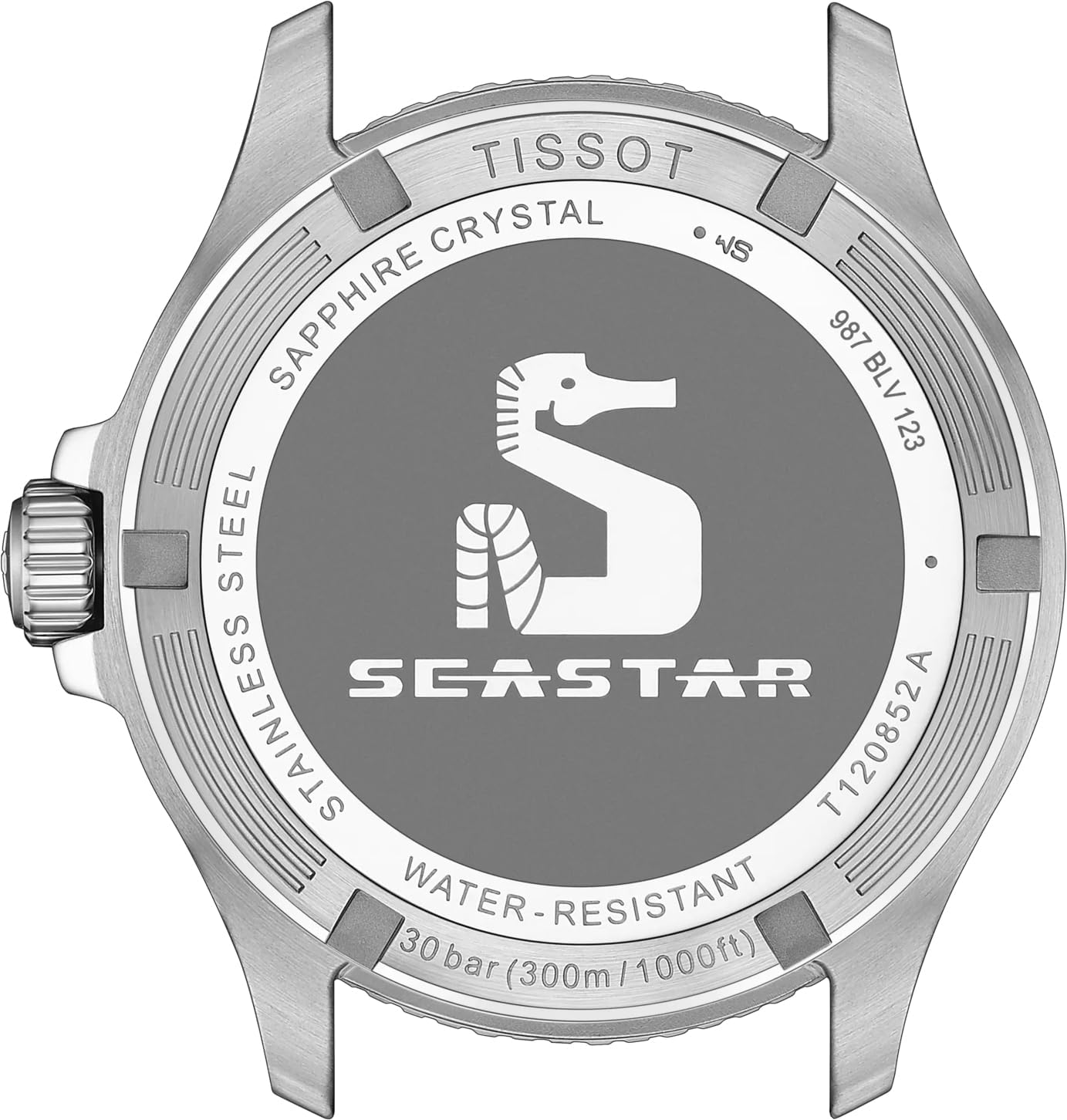 RELOJ TISSOT SEASTAR 1000 SWISS QUARTZ GMT 40MM ESFERA NEGRA HOMBRE - 3
