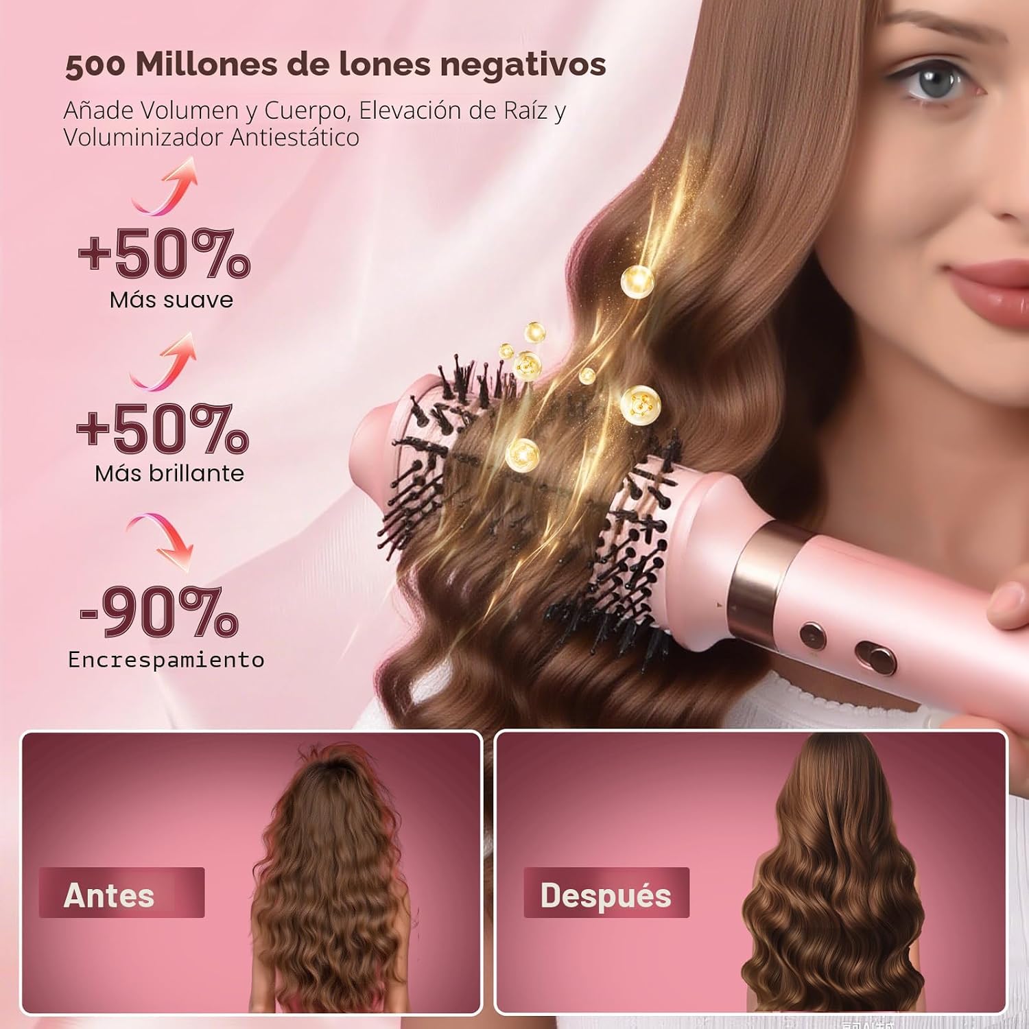 SECADORA DE CABELLO STYLEVIBE 6 EN 1 CON RIZADOR AUTOMÁTICO DUAL VOLTAGE - 4