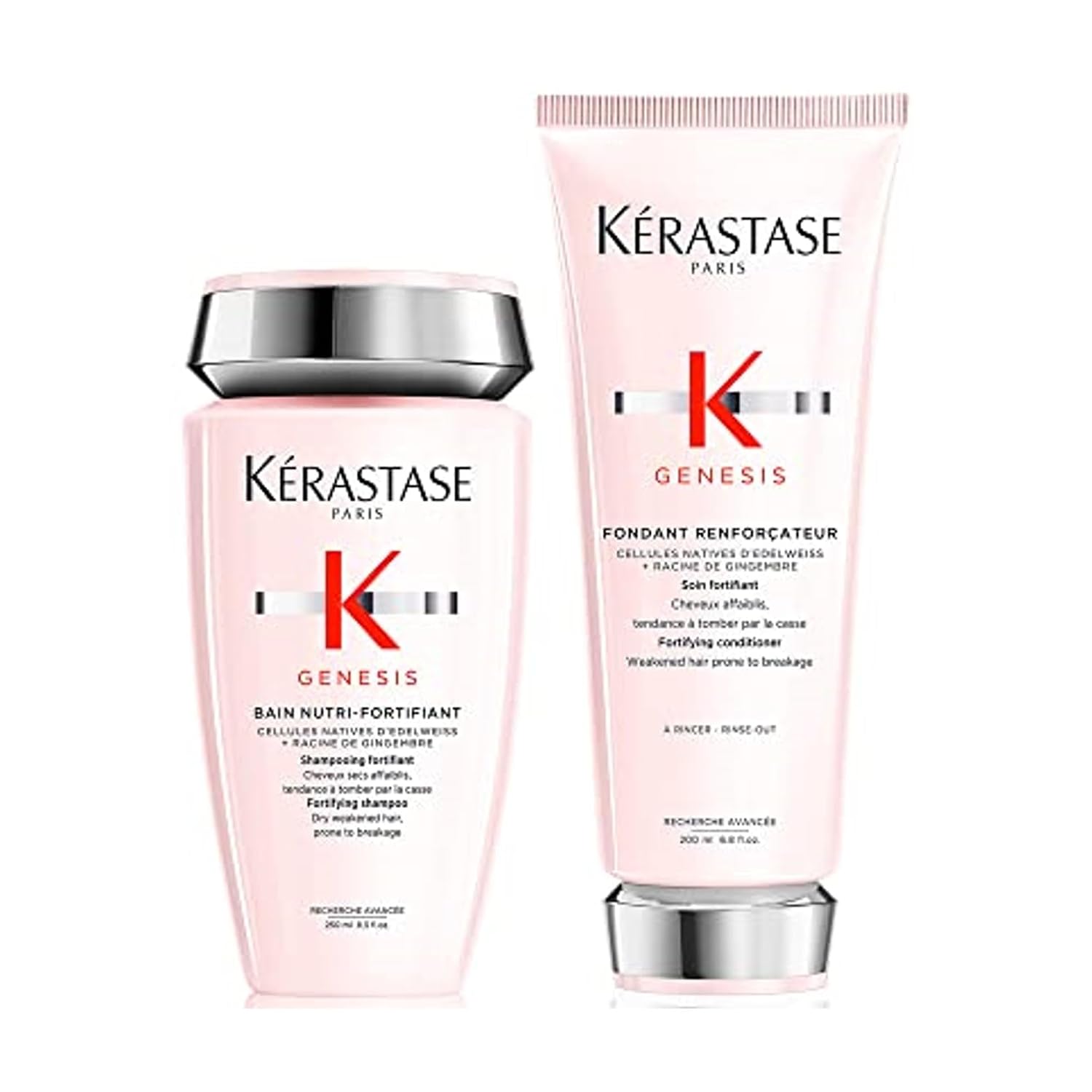 SET DÚO KÉRASTASE GENESIS SHAMPOO Y CONDITIONER PARA CABELLO DÉBIL - 1