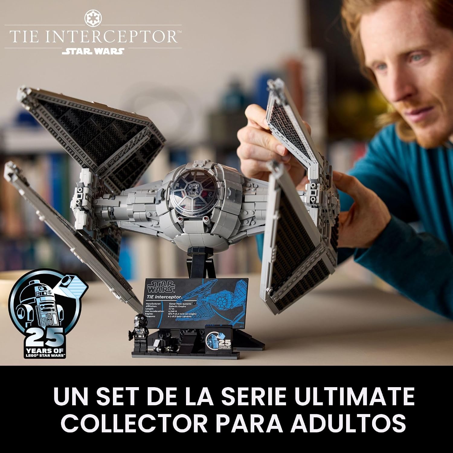 SET DE CONSTRUCCIÓN LEGO STAR WARS ULTIMATE COLLECTOR SERIES TIE INTERCEPTOR 75382 - 2