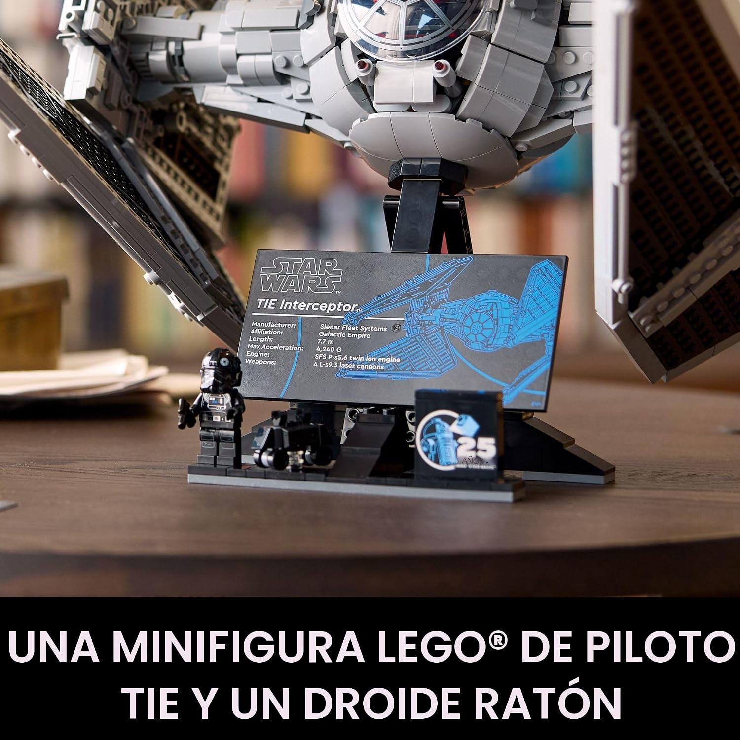 SET DE CONSTRUCCIÓN LEGO STAR WARS ULTIMATE COLLECTOR SERIES TIE INTERCEPTOR 75382 - 5