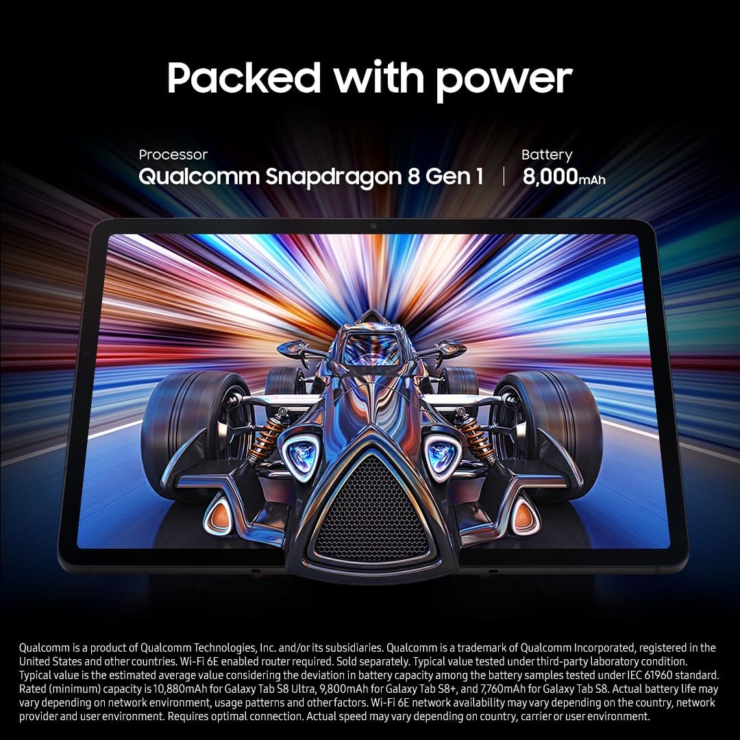 TABLET SAMSUNG GALAXY TAB S8 11' 128GB WIFI 6E GRAFITO - 5