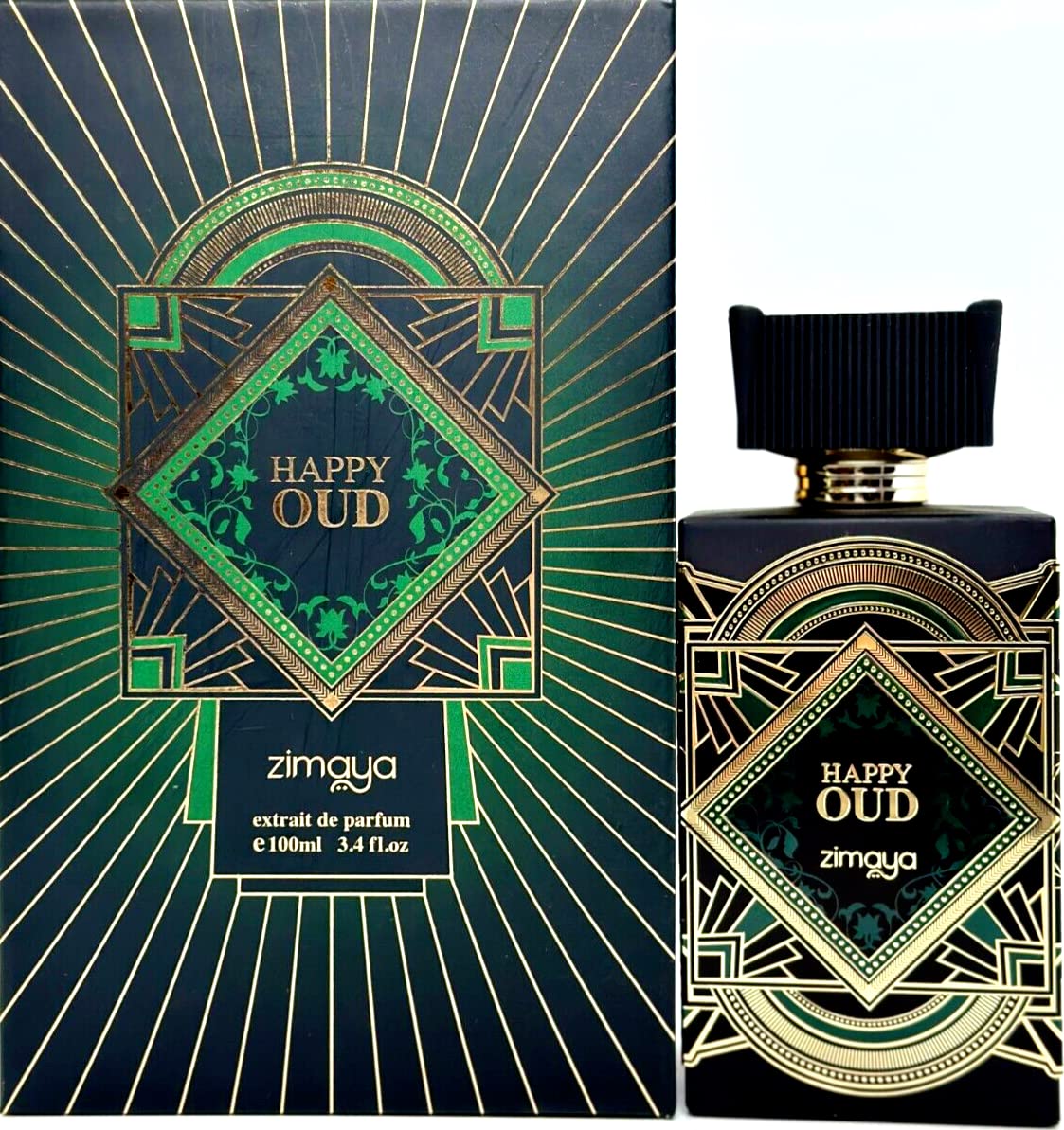 PERFUME ZIMAYA HAPPY OUD ESPRIT DE PARFUM SPRAY 100ML UNISEX - 1