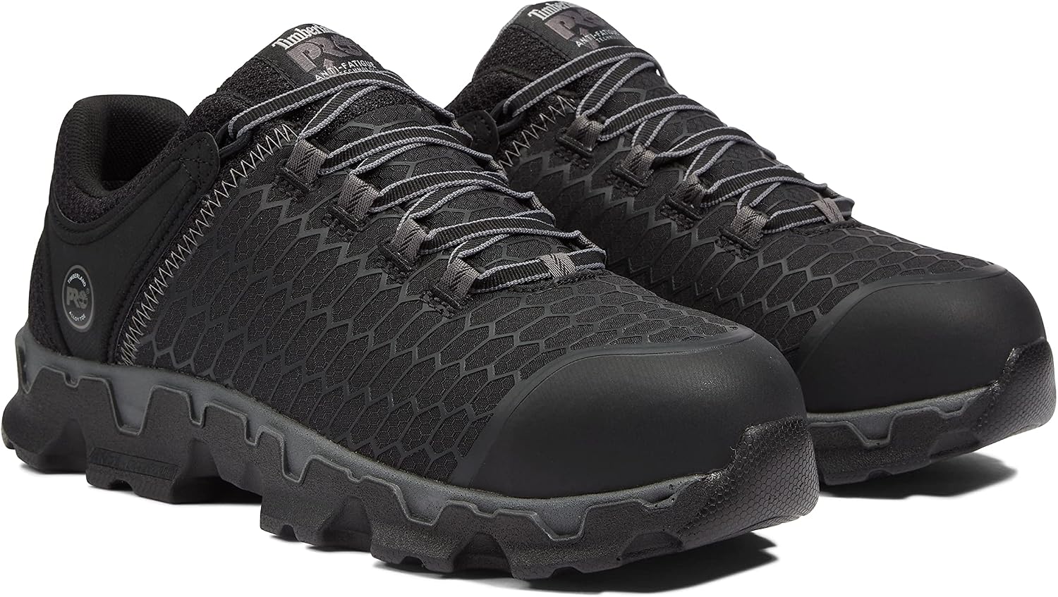 ZAPATO DE SEGURIDAD TIMBERLAND PRO POWERTRAIN SPORT CON PUNTA DE ALEACIÓN, NEGRO/GRIS, TALLA 9 - 2